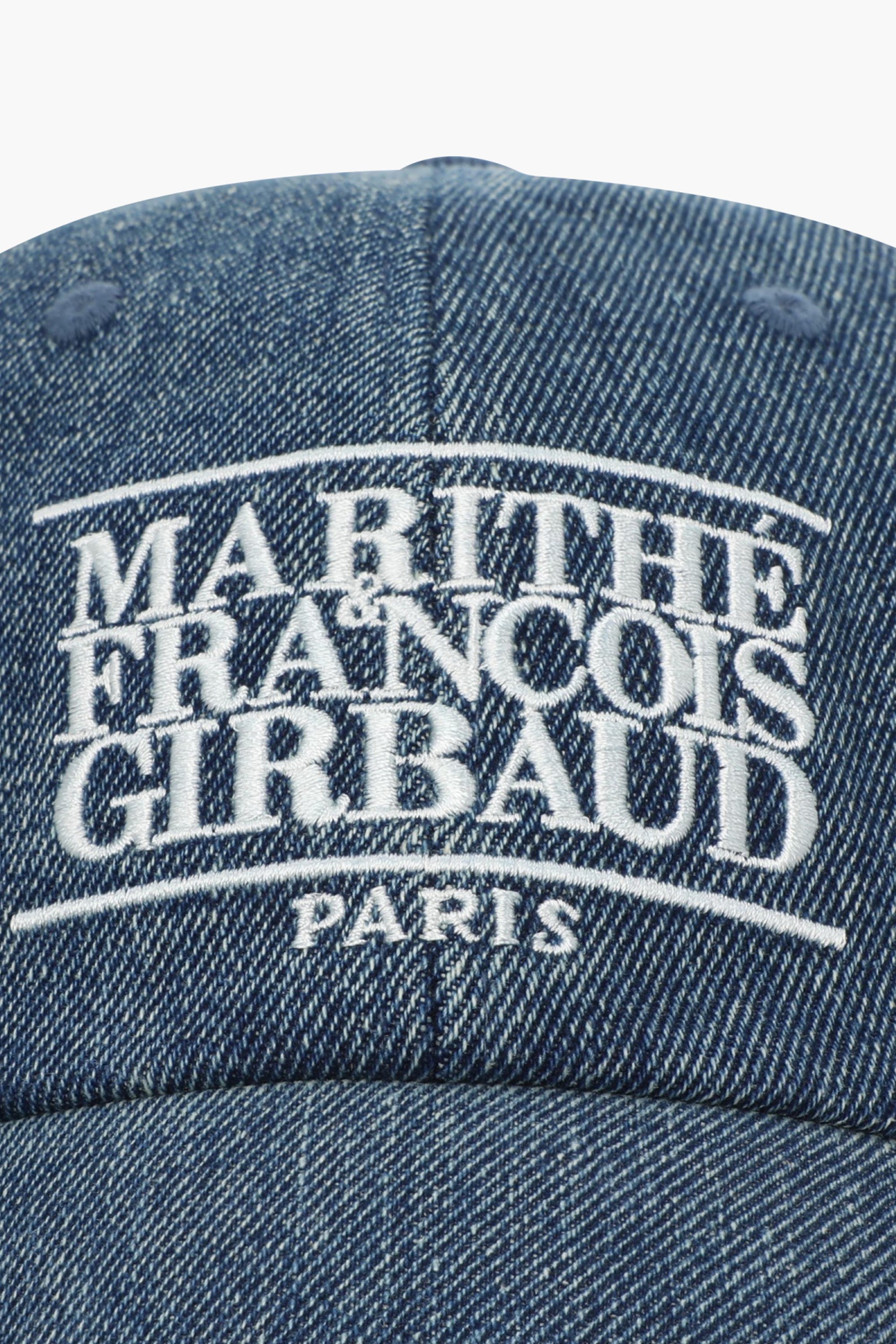 Denim Washing Classic Logo Covered Cap Blue