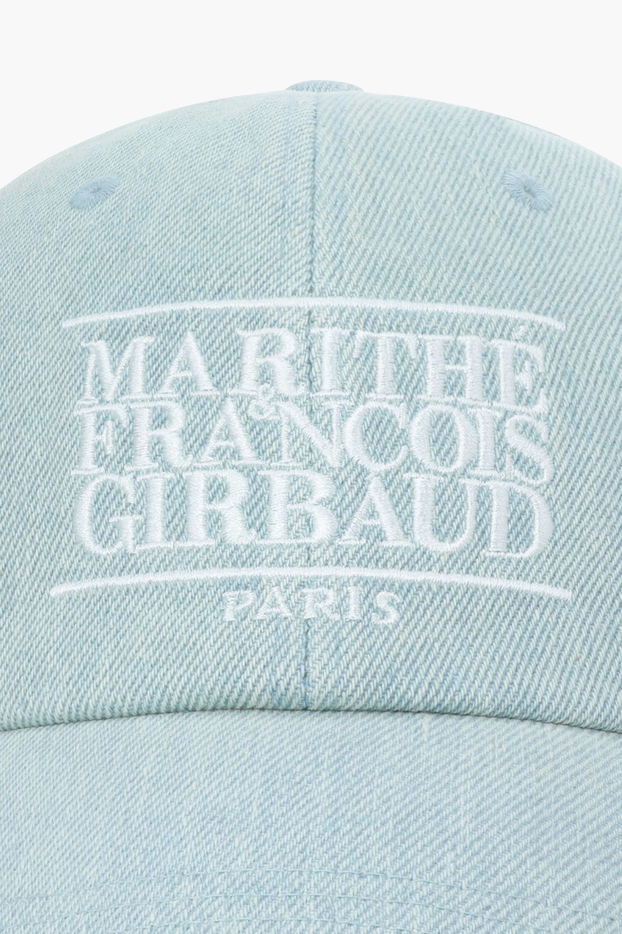 Denim Washing Classic Logo Covered Cap Light Blue