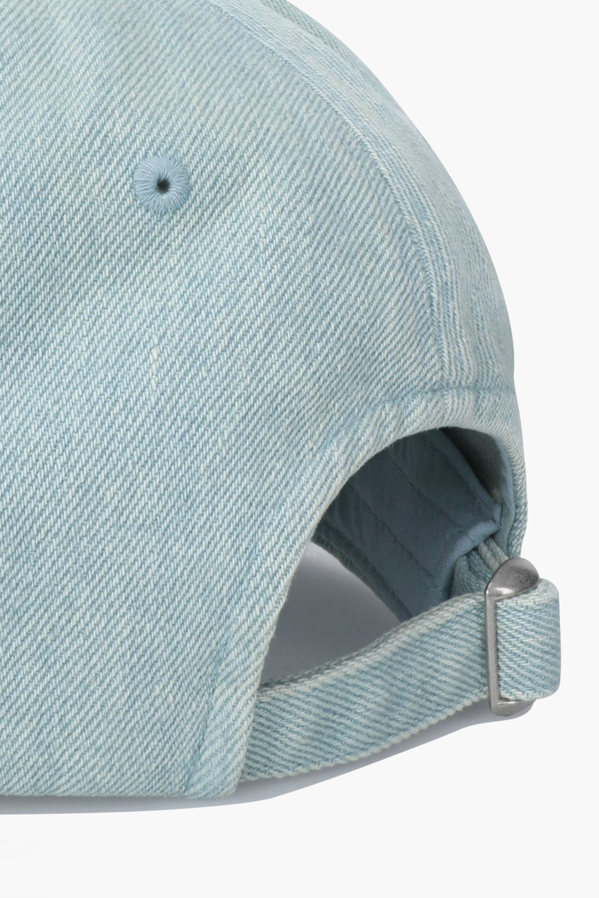 Denim Washing Classic Logo Covered Cap Light Blue