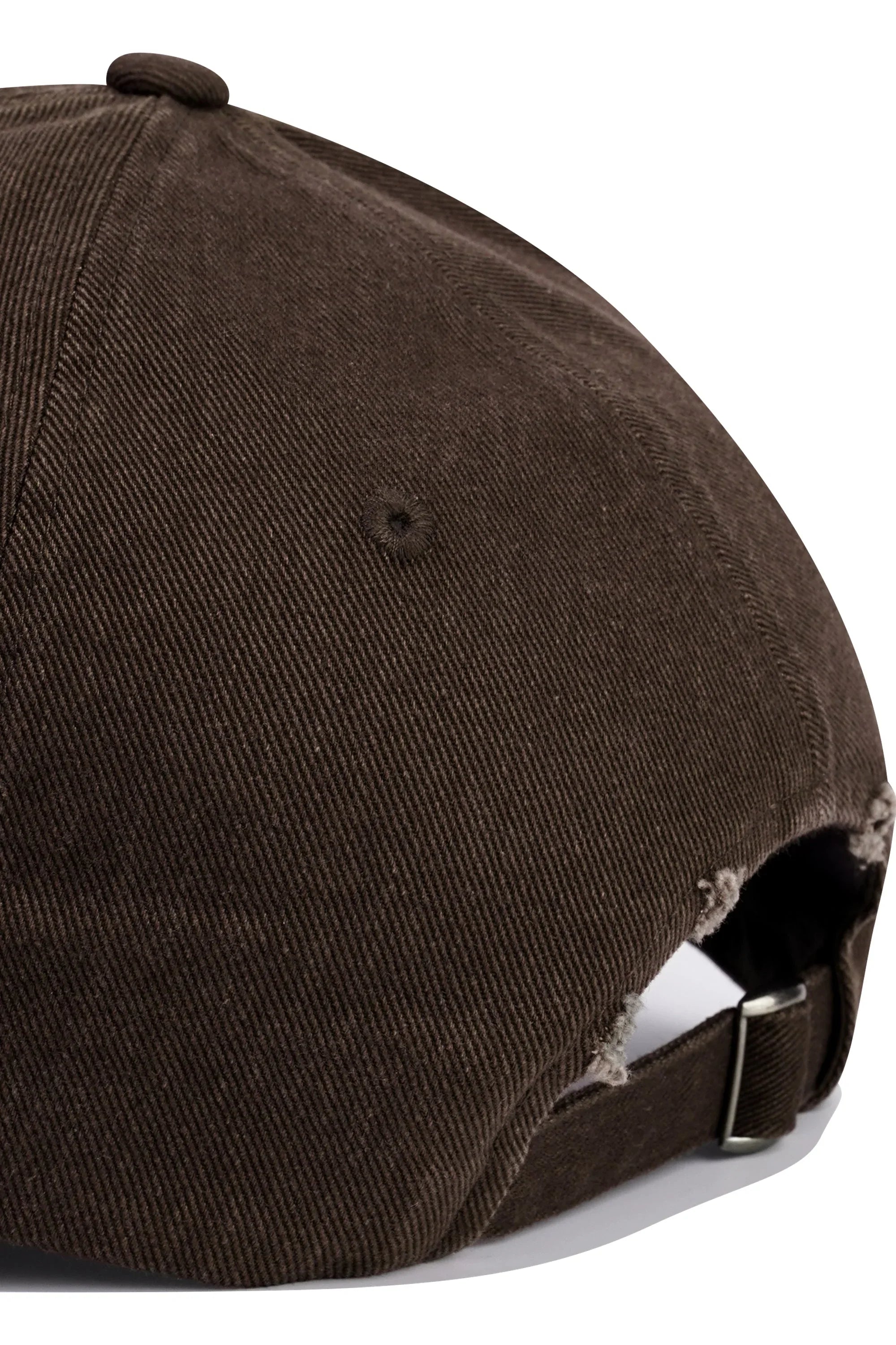 Classic Logo Damaged Covered Cap Brown