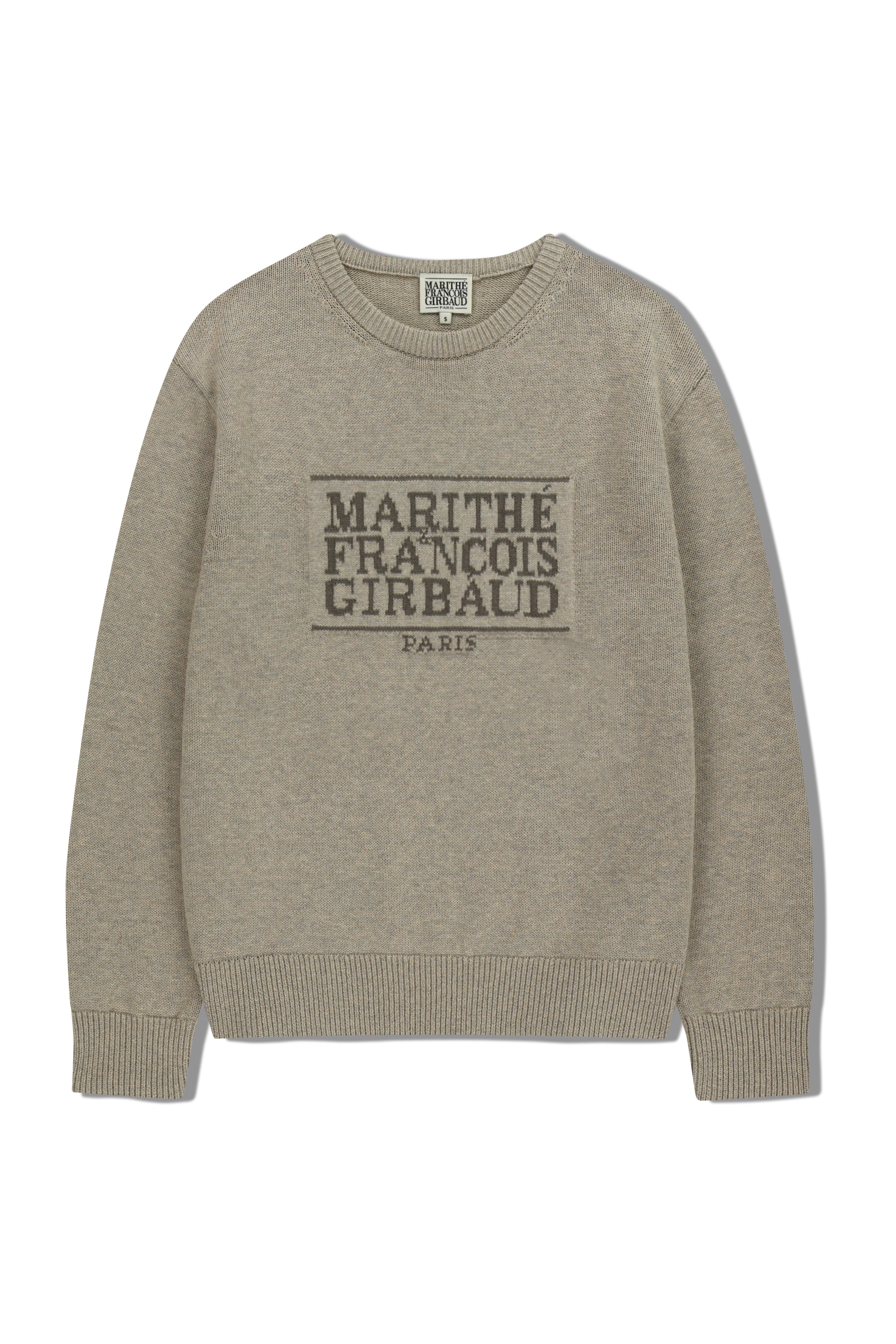 Classic Logo Knit Pullover Oatmeal