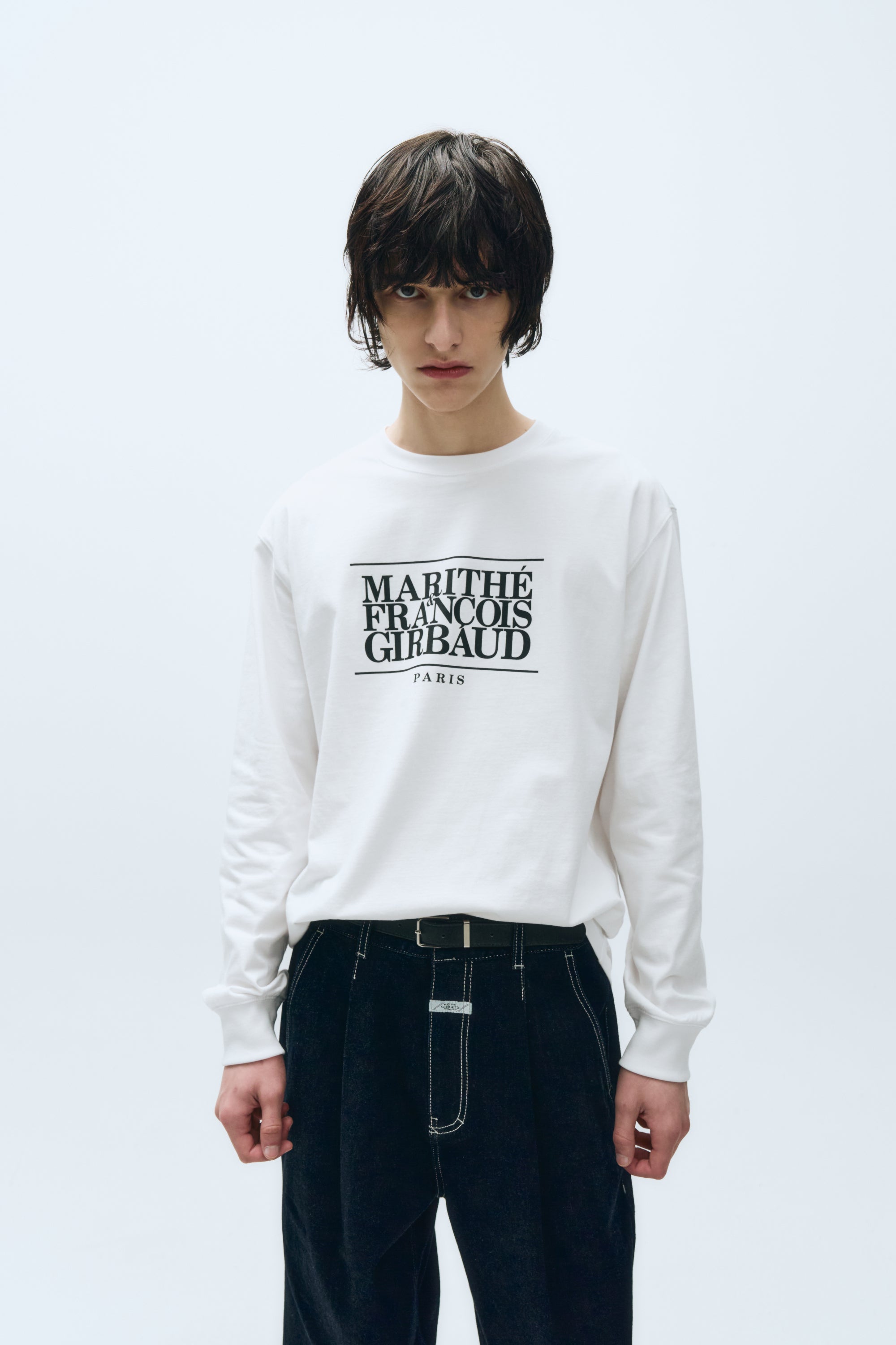 Classic Logo Long Sleeve White