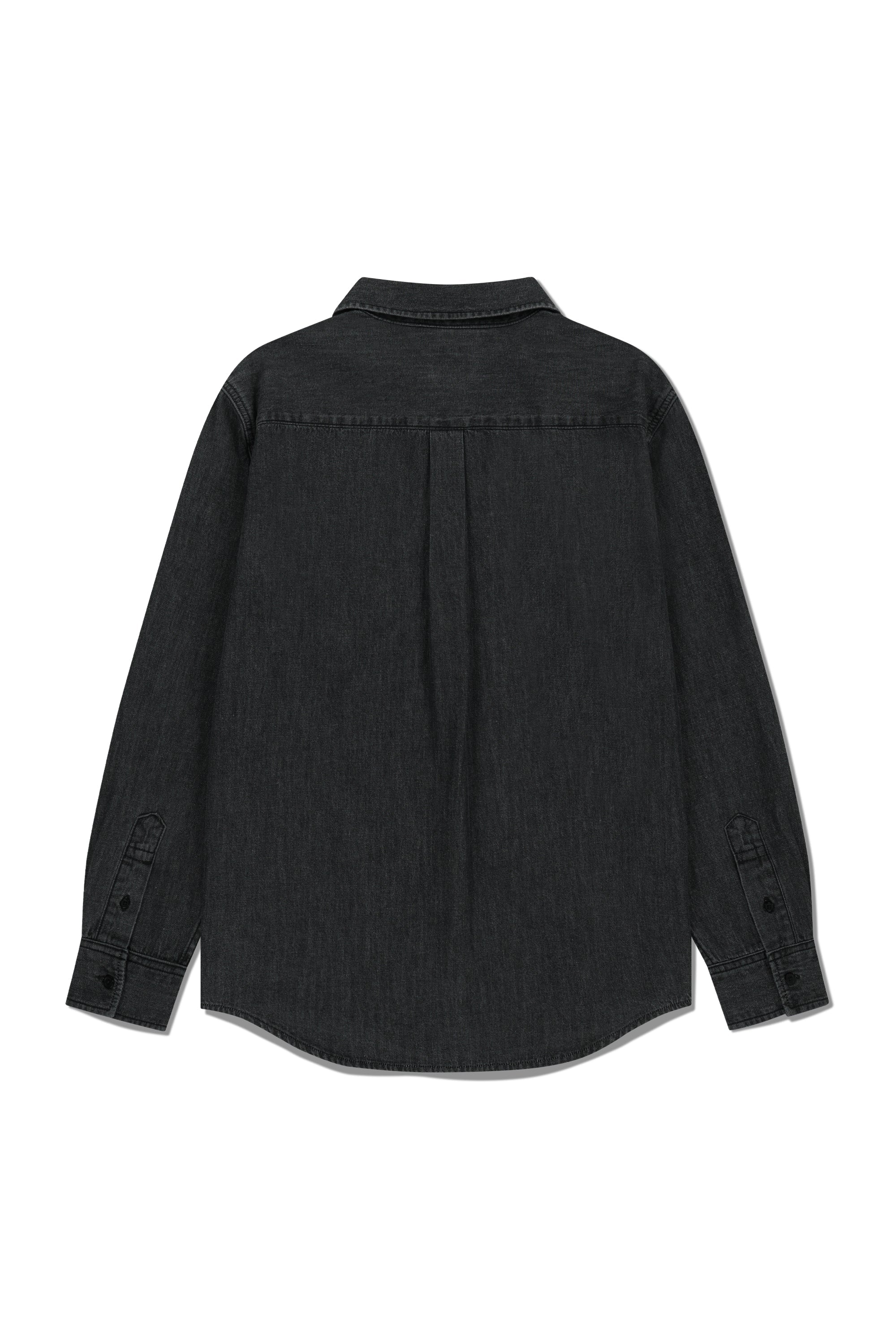 Logo Denim Shirt Black
