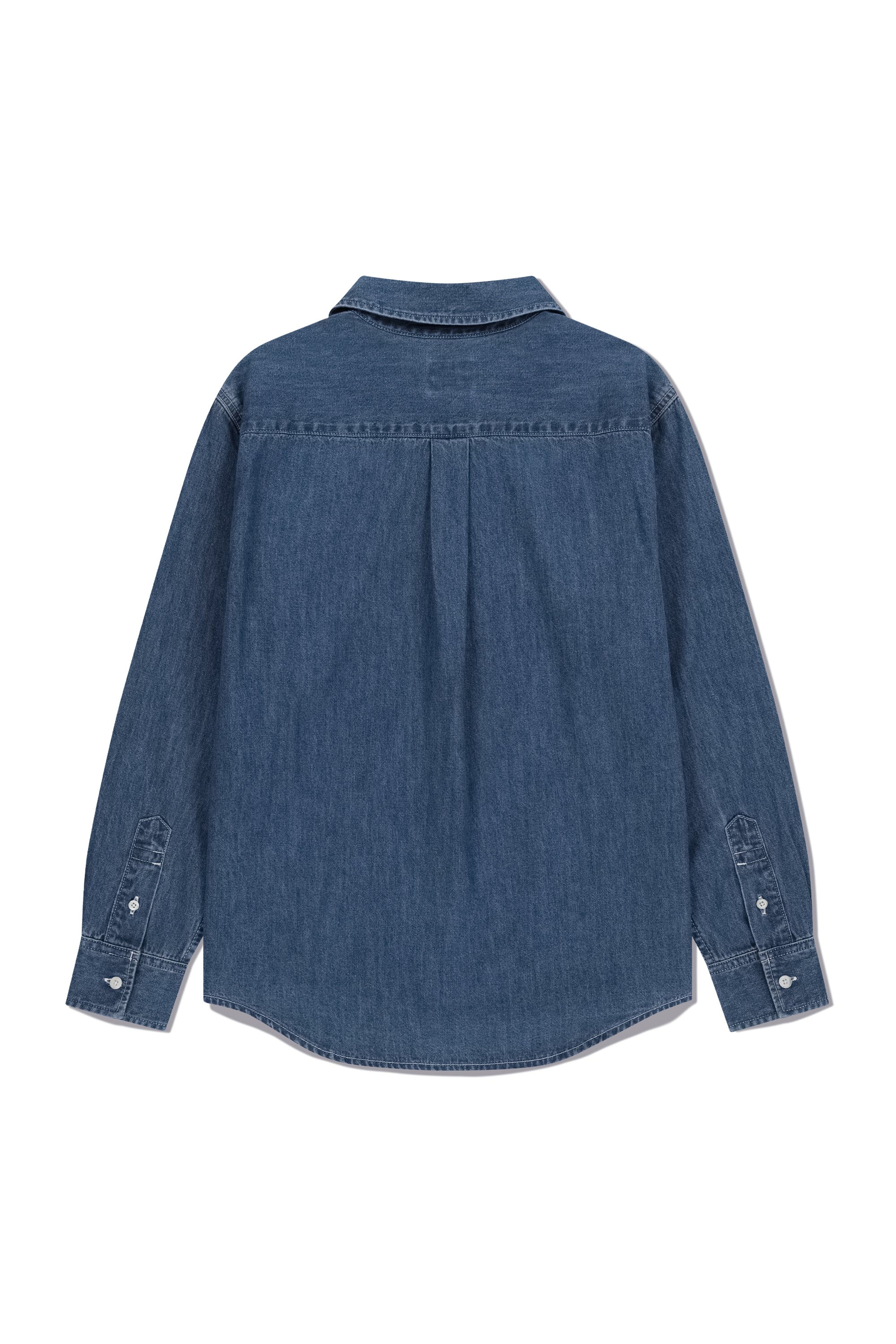 Logo Denim Shirt Blue