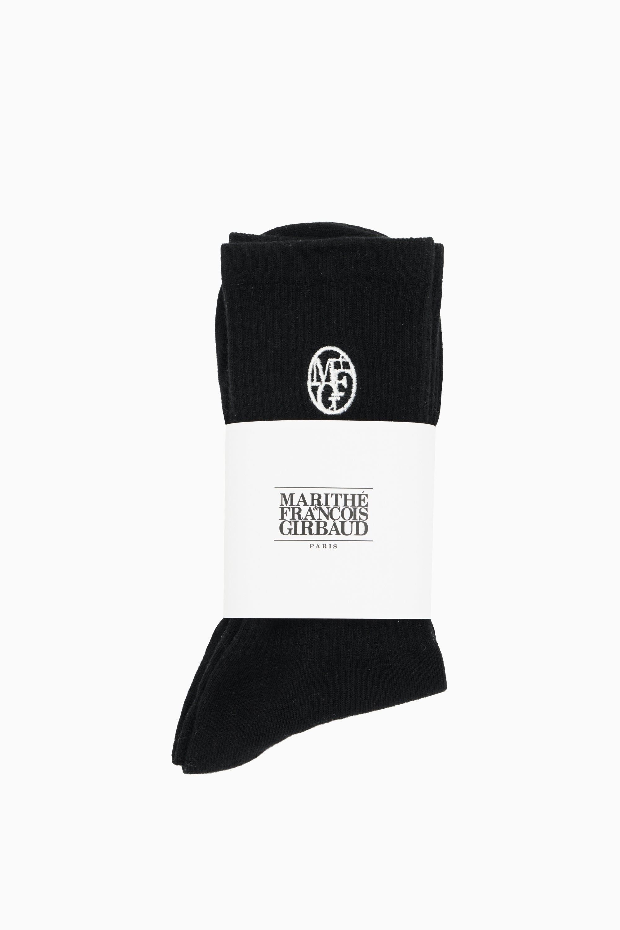 3Pack Embroidery Socks Black
