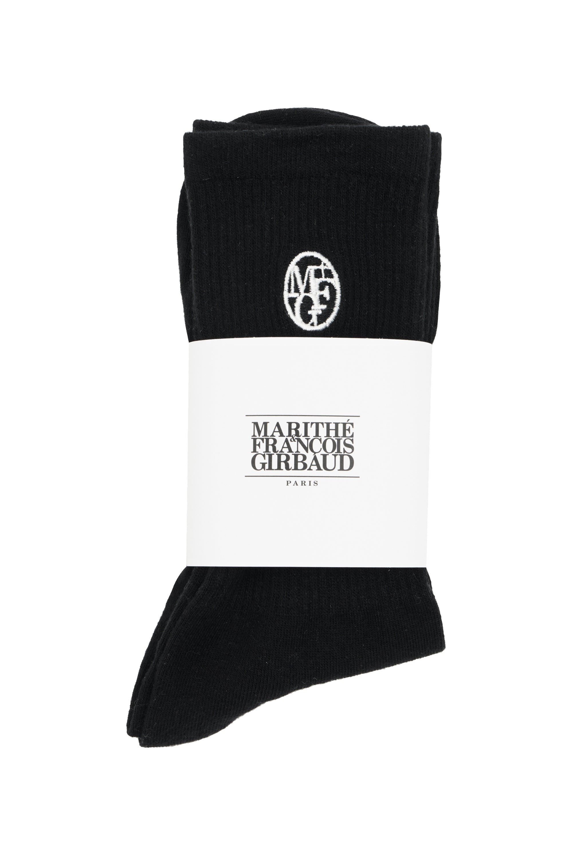 3Pack Embroidery Socks Black