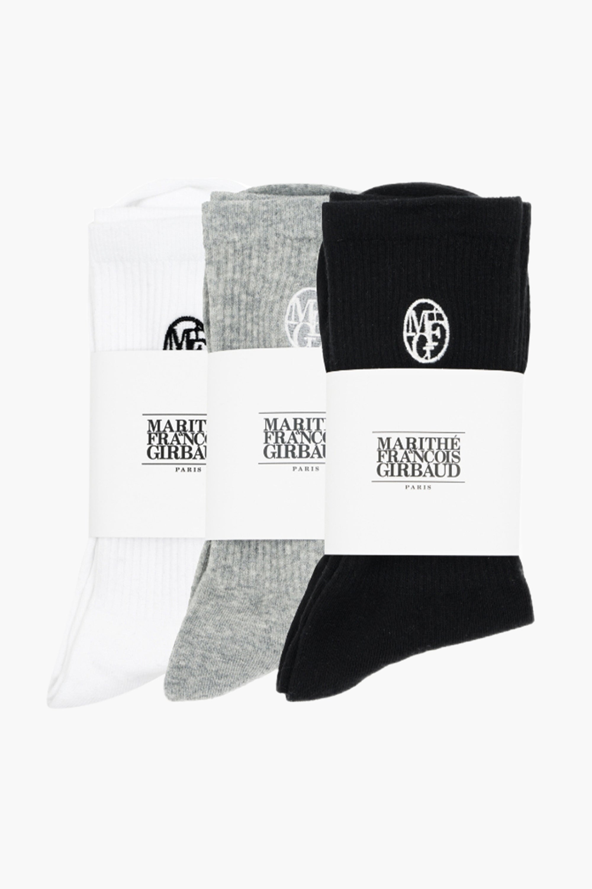 3Pack Embroidery Socks Multi