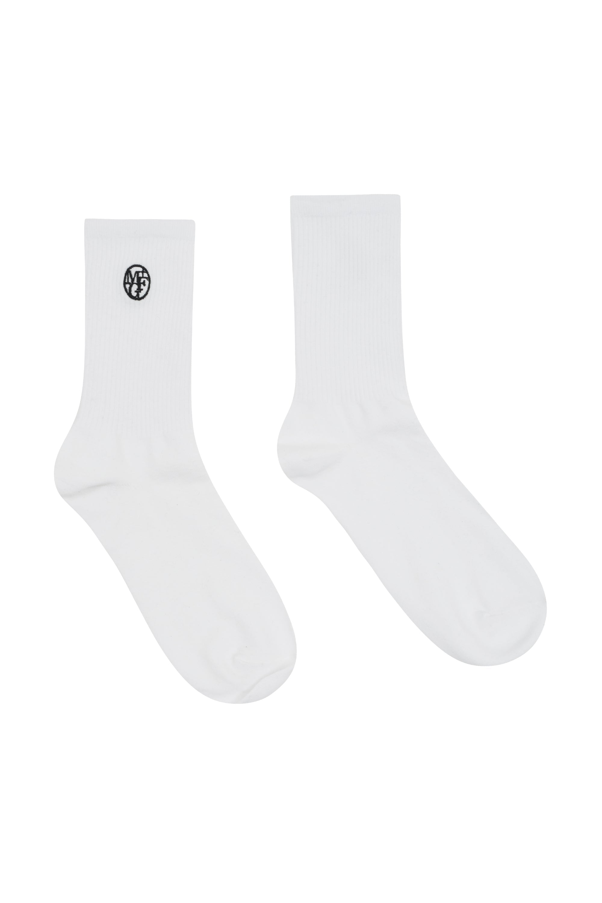 3Pack Embroidery Socks White