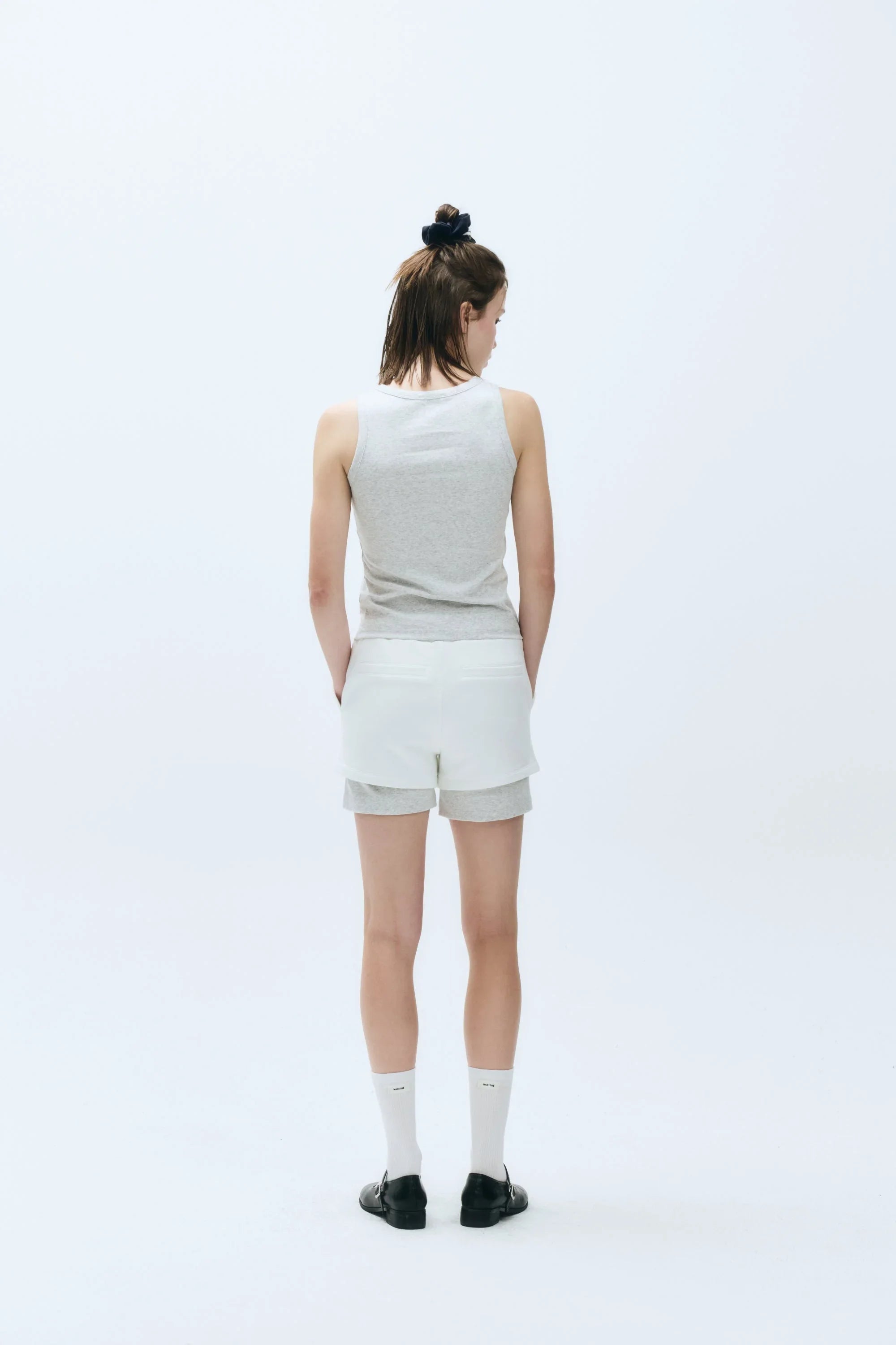 W Basic Sleeveless Light Heather Gray