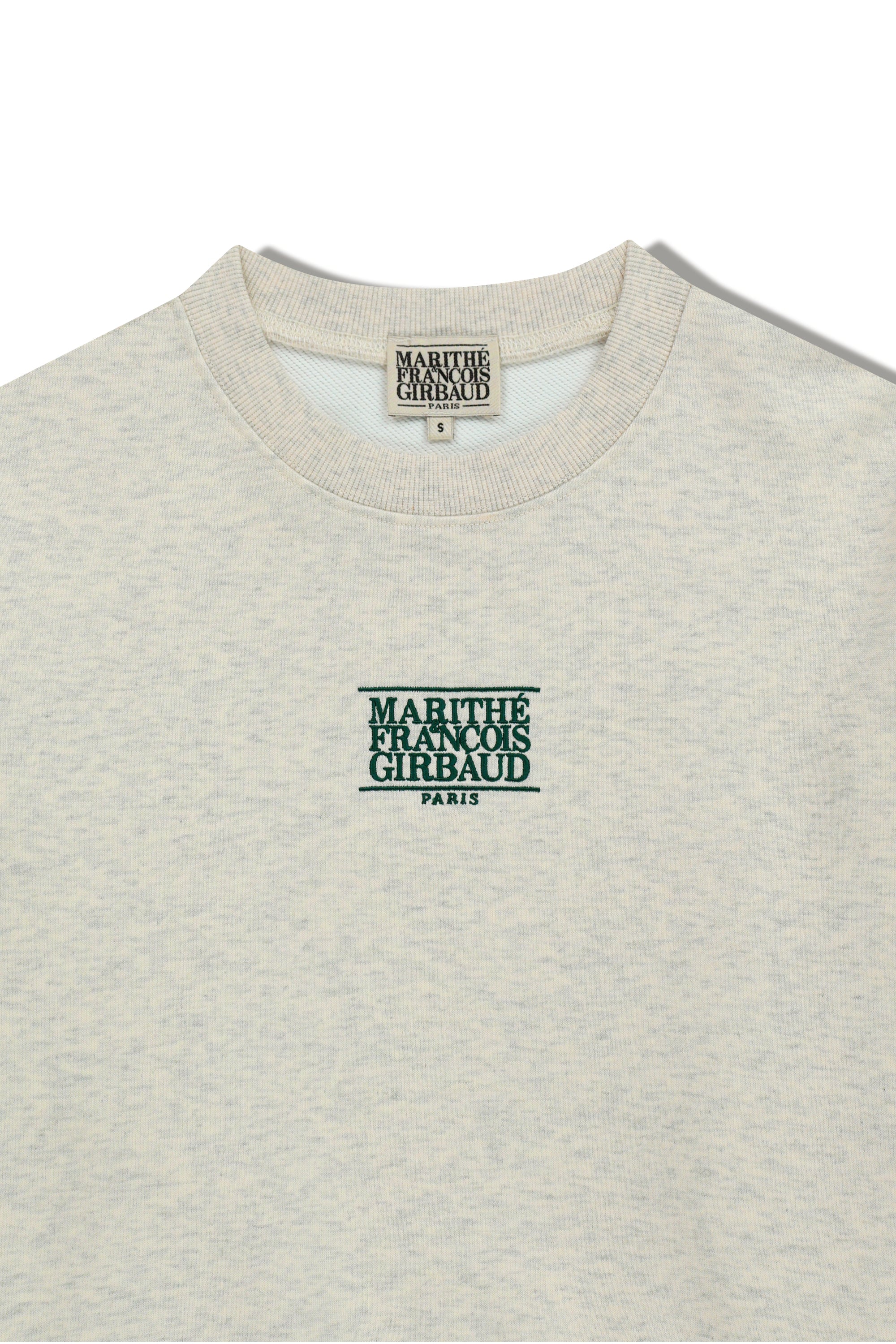 W Small Cl Crop Sweatshirt Oatmeal