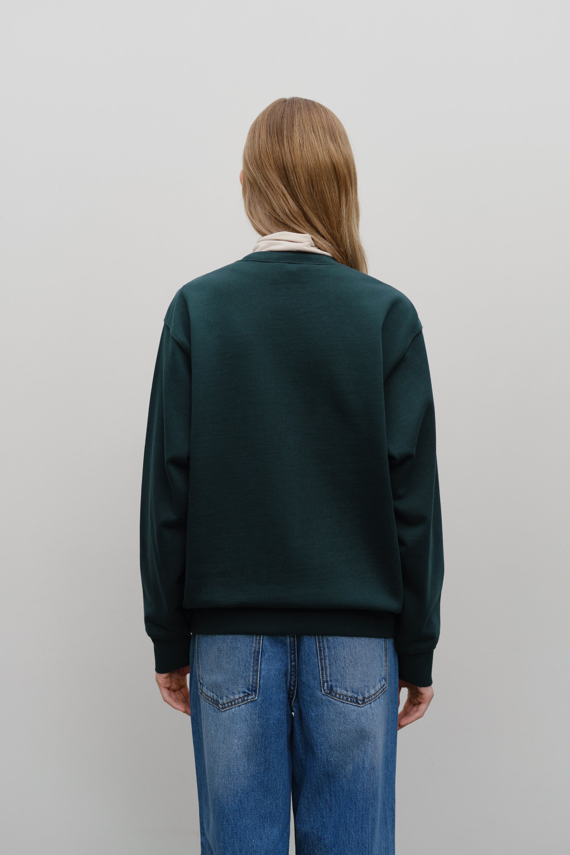 Classic Logo Sweatshirt Dark Teal