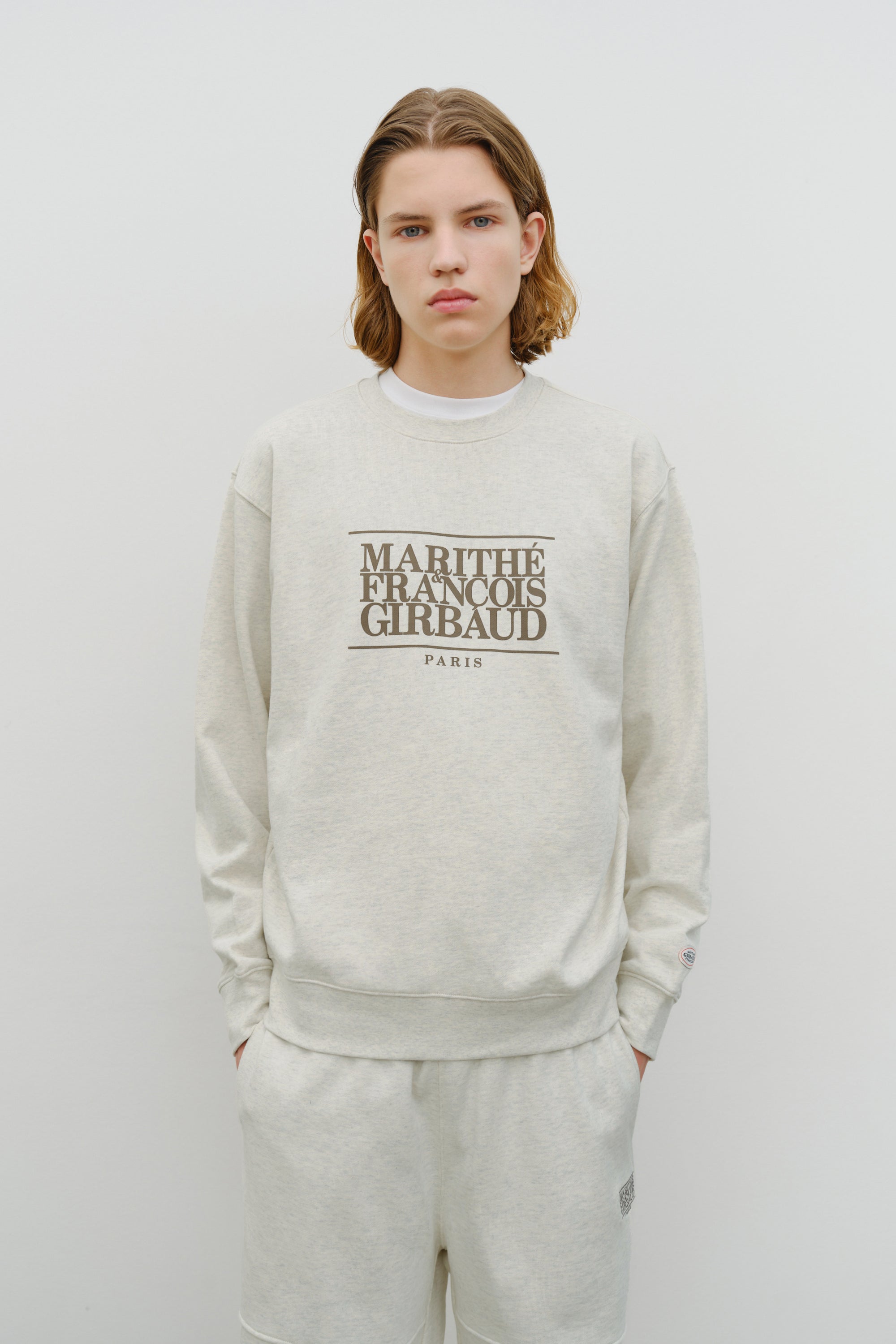 Classic Logo Sweatshirt Oatmeal