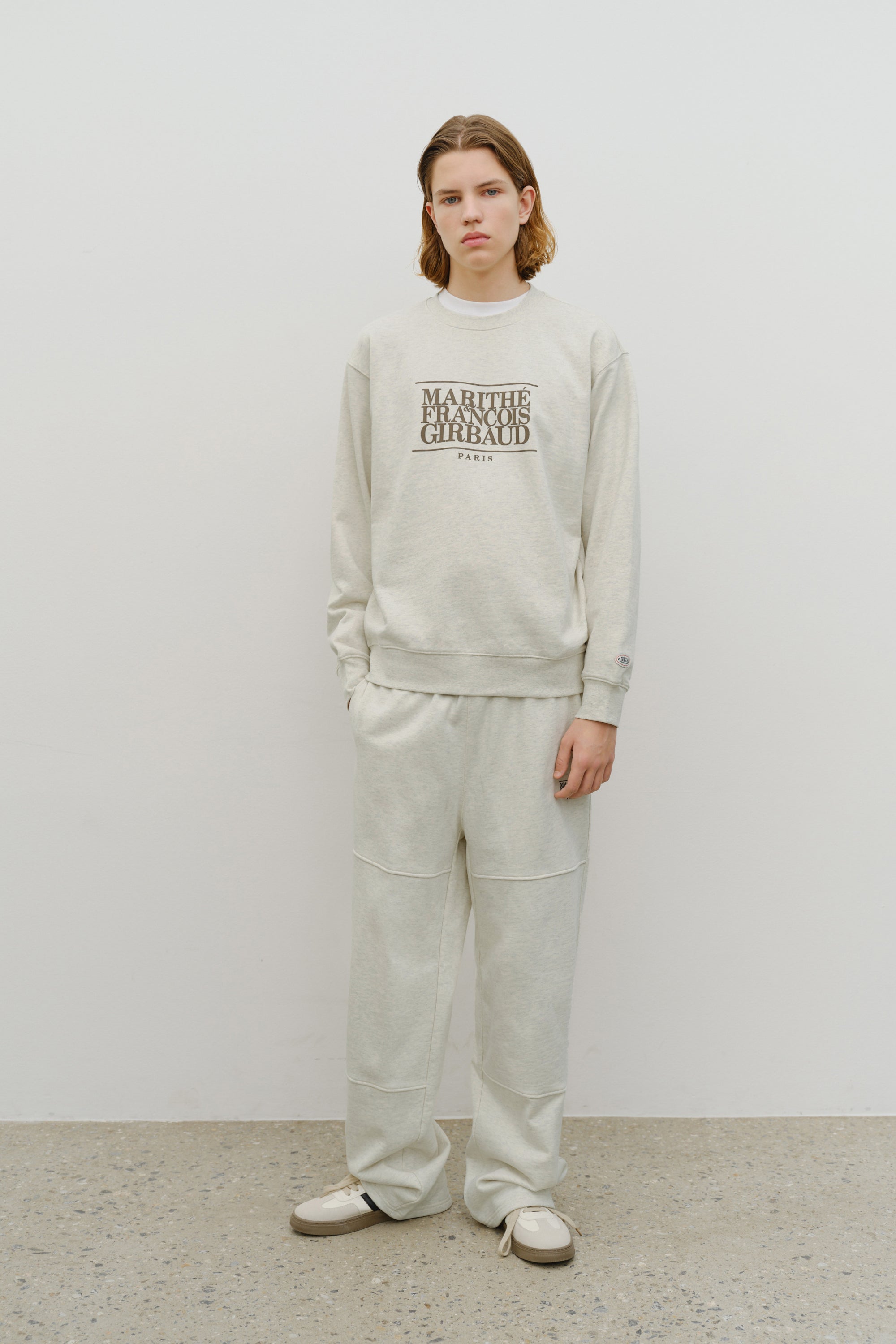 Classic Logo Sweatshirt Oatmeal