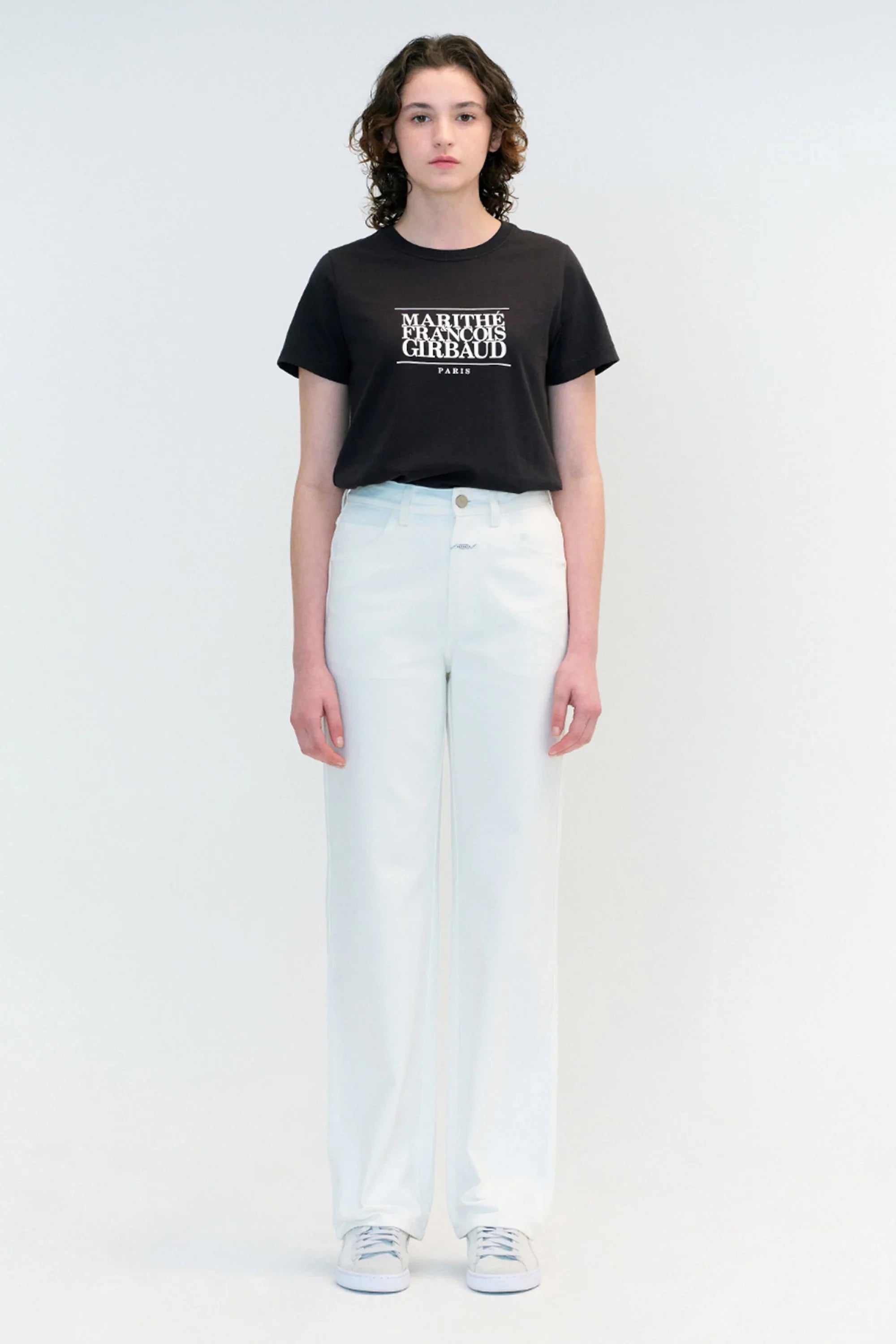W Classic Logo Tee Black