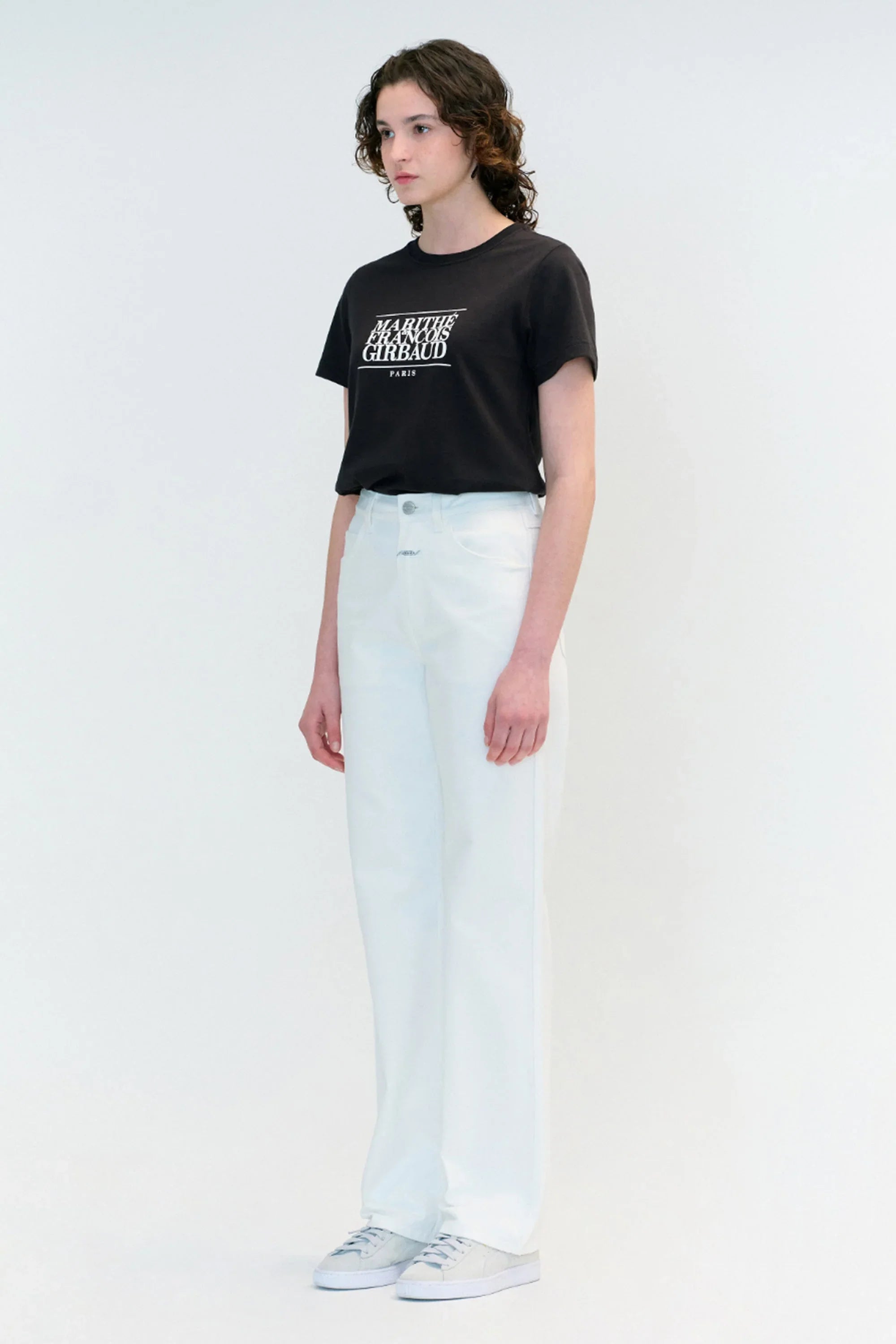 W Classic Logo Tee Black
