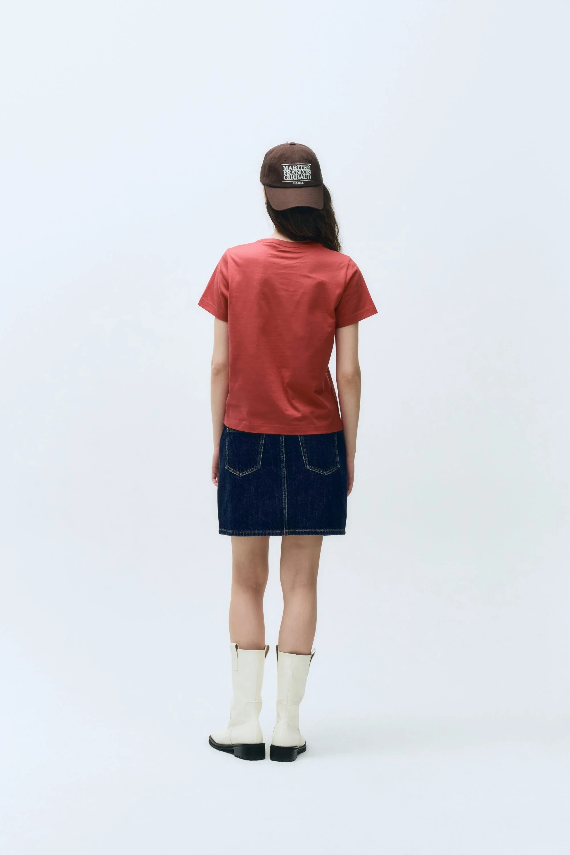 W Classic Logo Tee Red