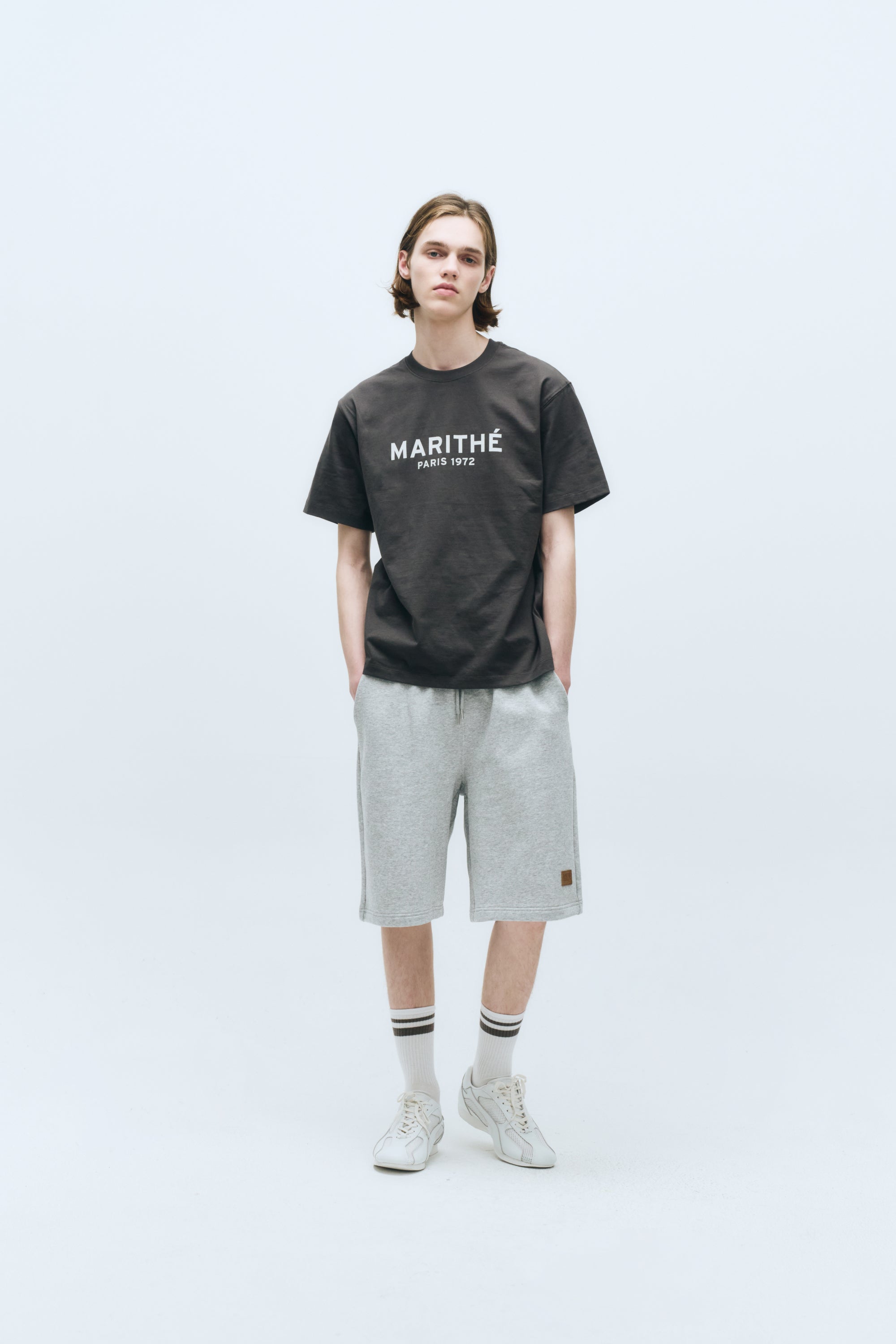 Regular Logo Tee Charcoal
