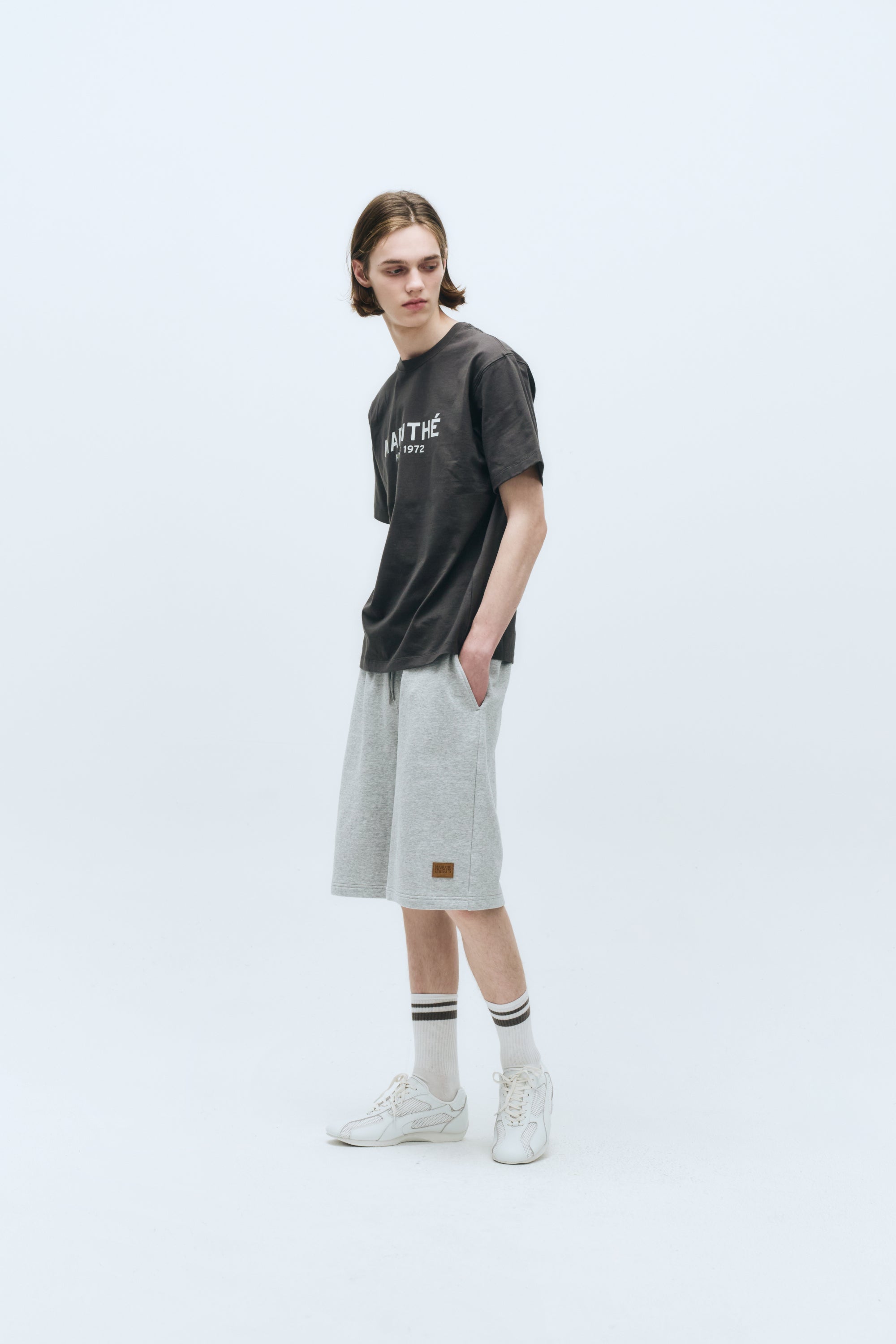Regular Logo Tee Charcoal