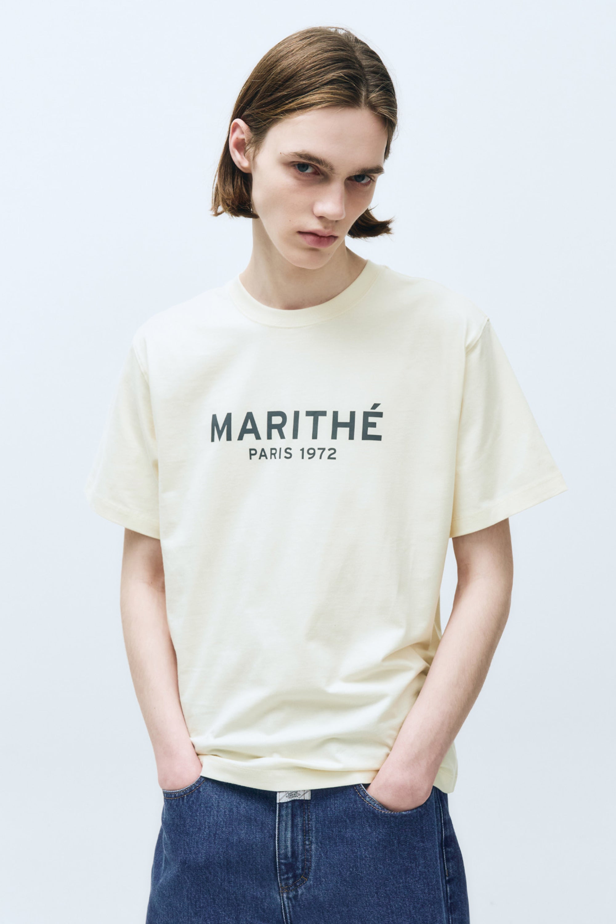 Regular Logo Tee Cream