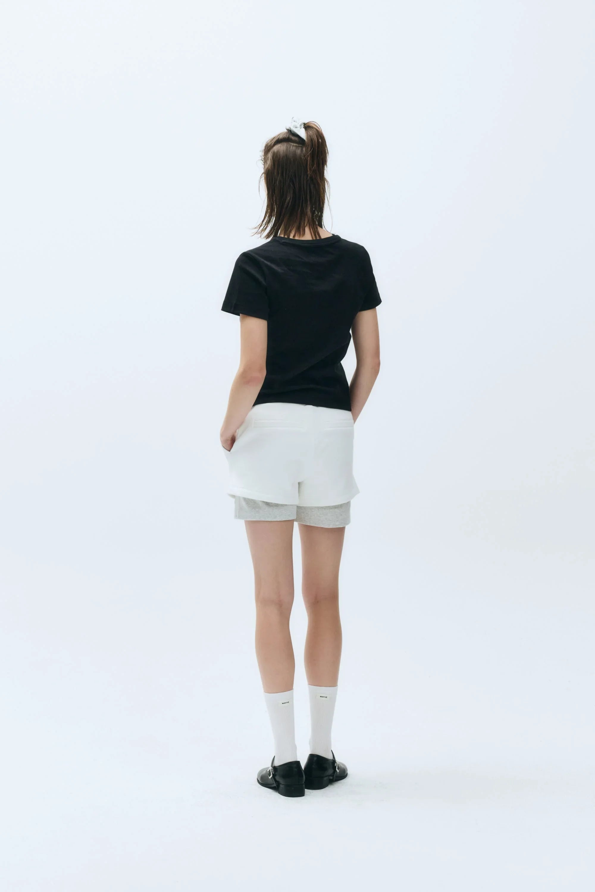 W Basic Tee Black
