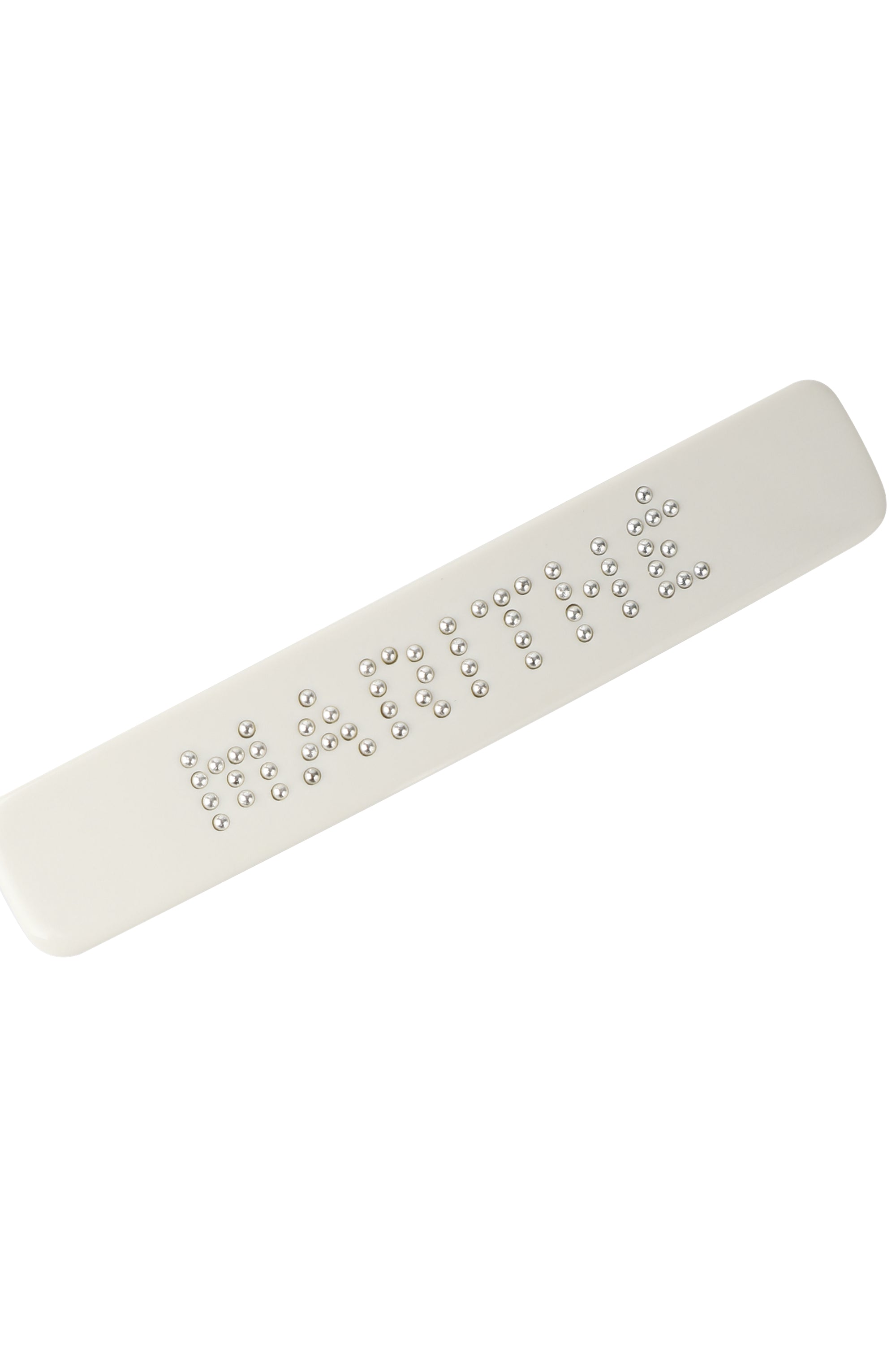 Reg Logo Metal Hair Pin 2Pack Ivory
