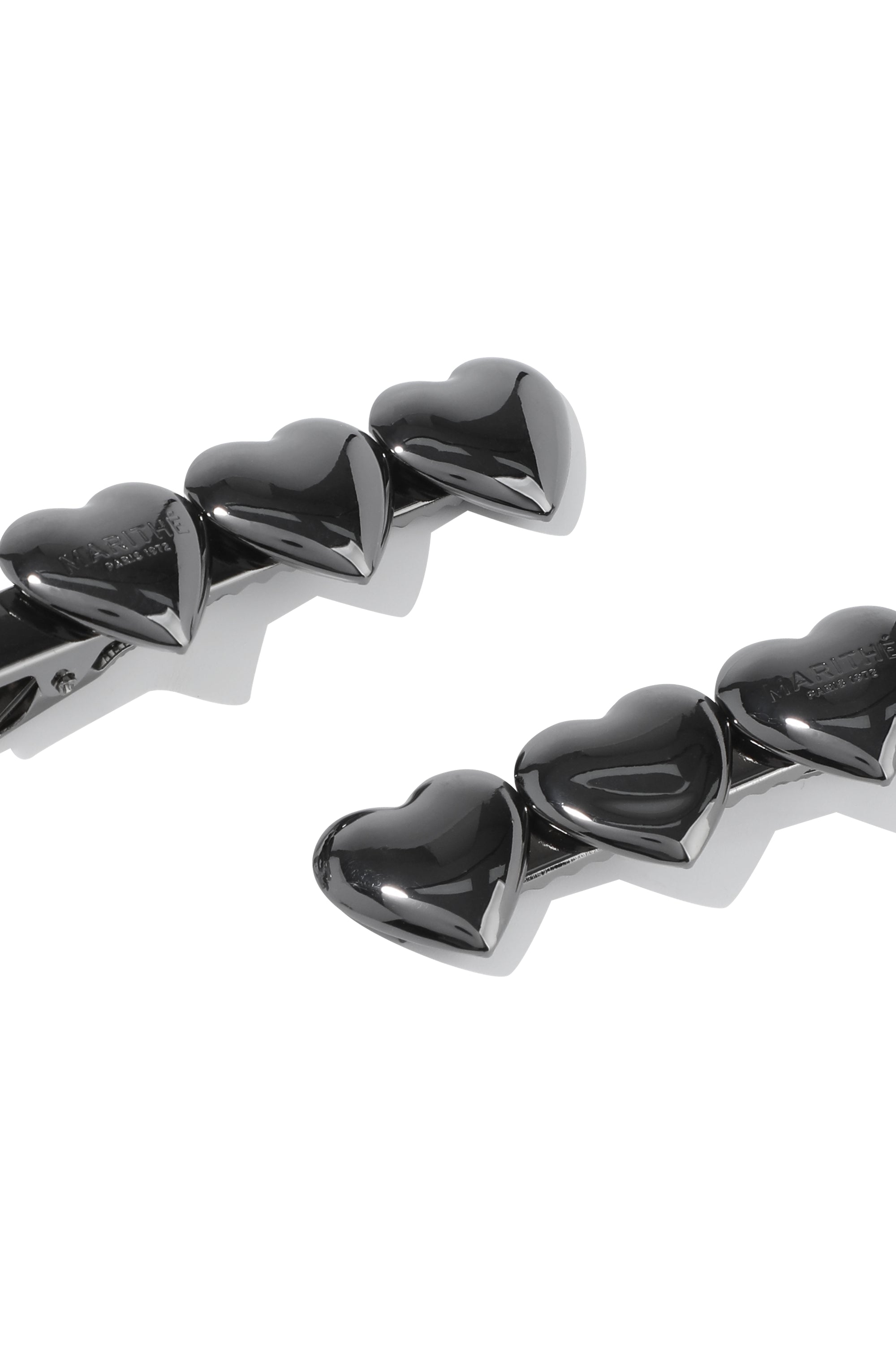 Reg Logo Hrt Met Hair Pin 2Pk Metal