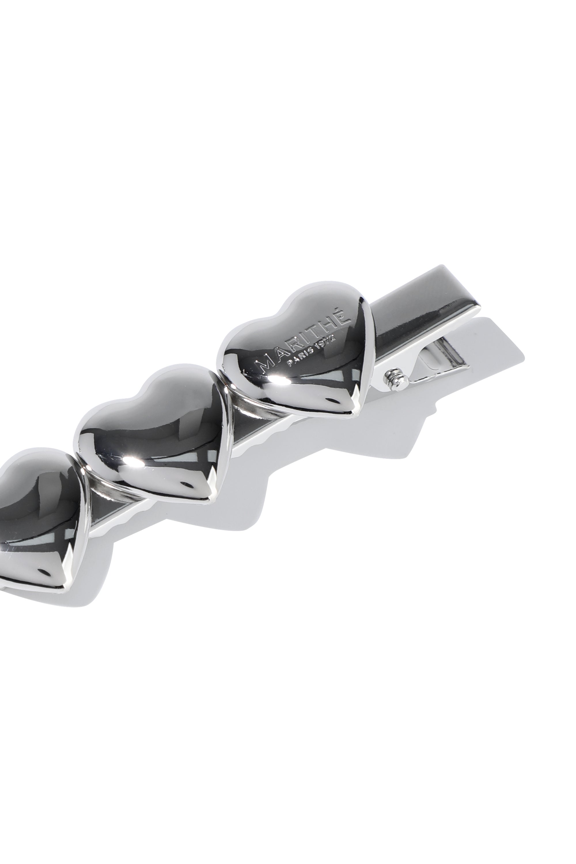 Reg Logo Hrt Met Hair Pin 2Pk Silver