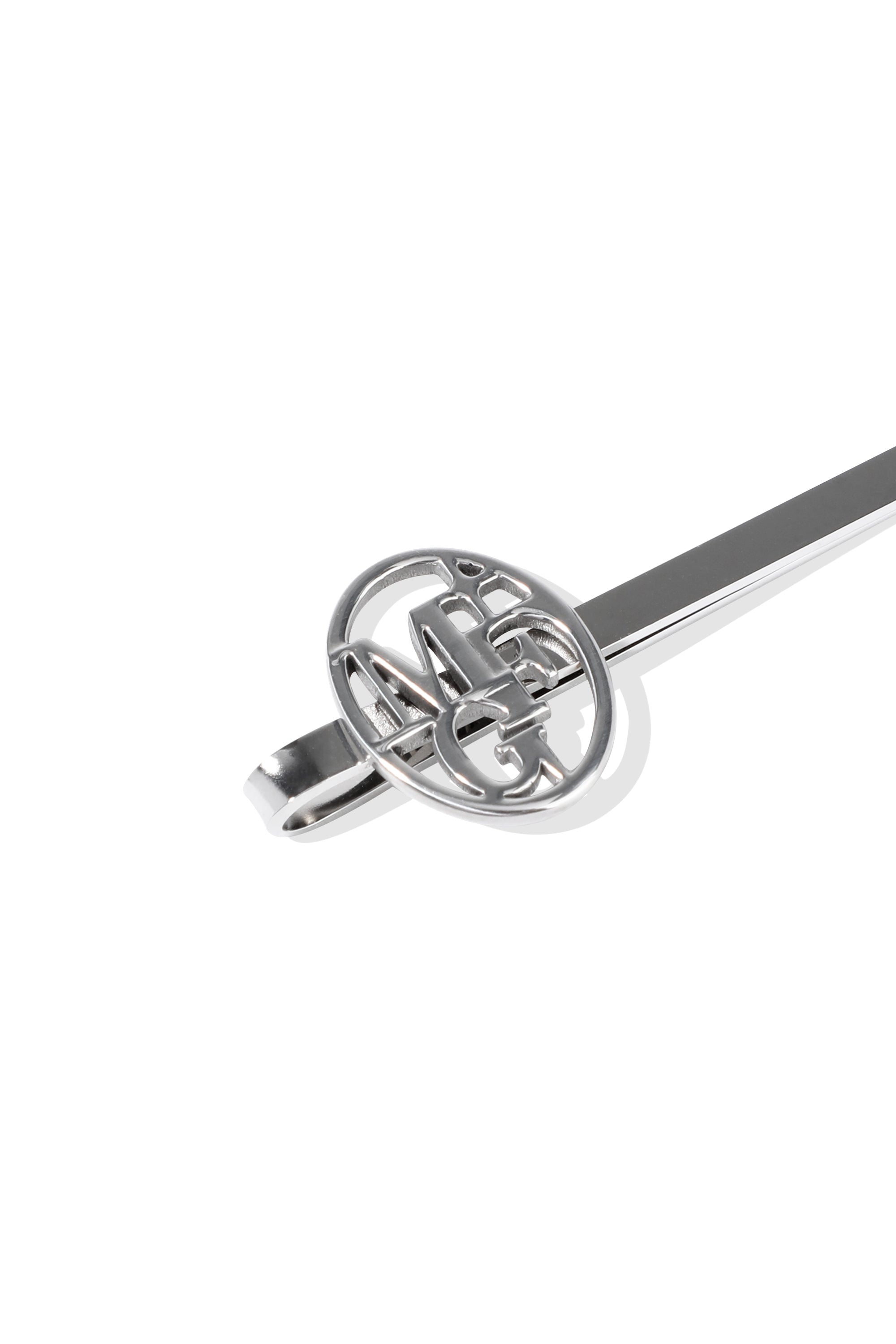 Cir Logo Metal Hair Pin 2Pack Silver