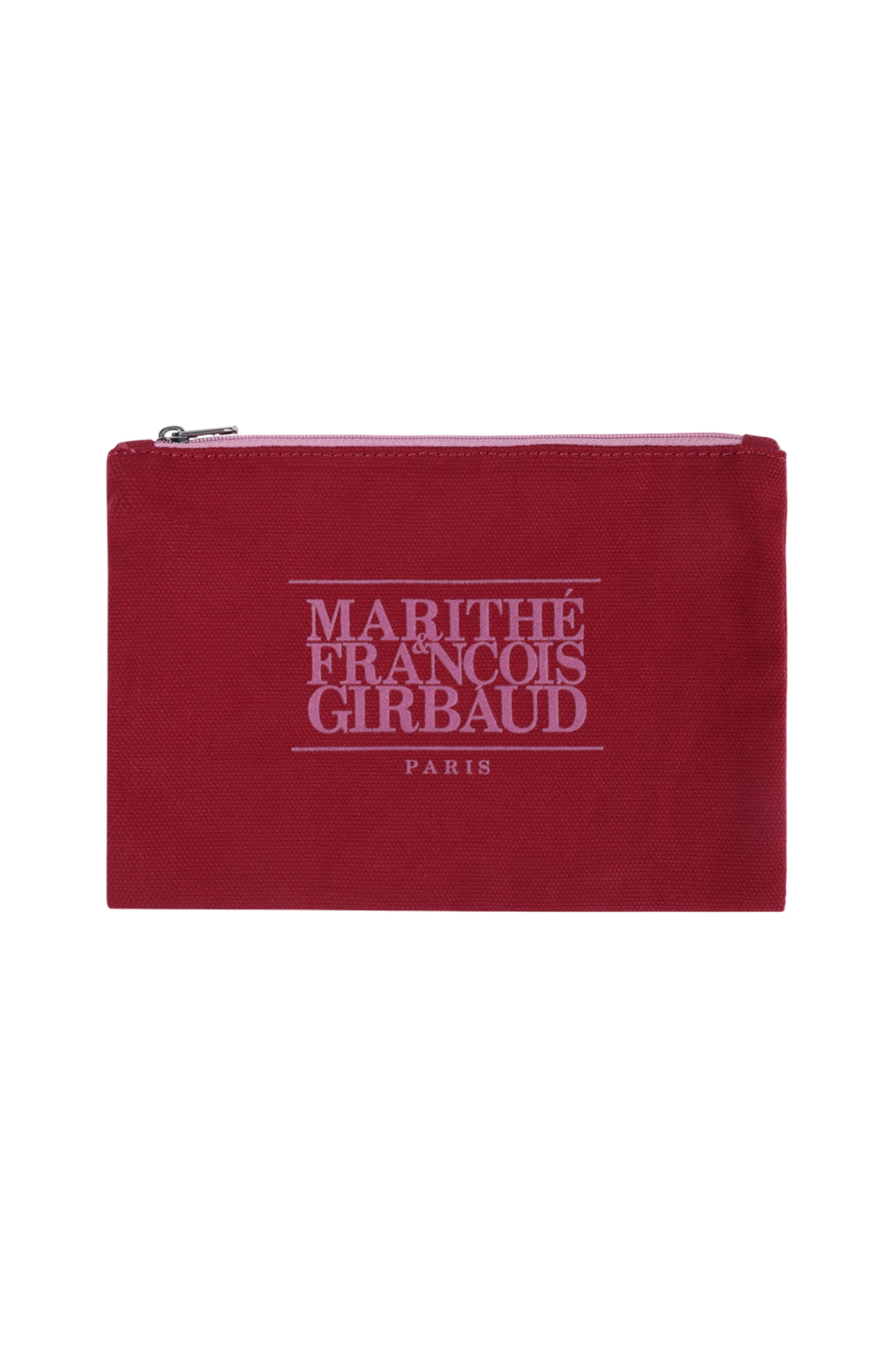 Classic Logo Color Cotton Pouch Red