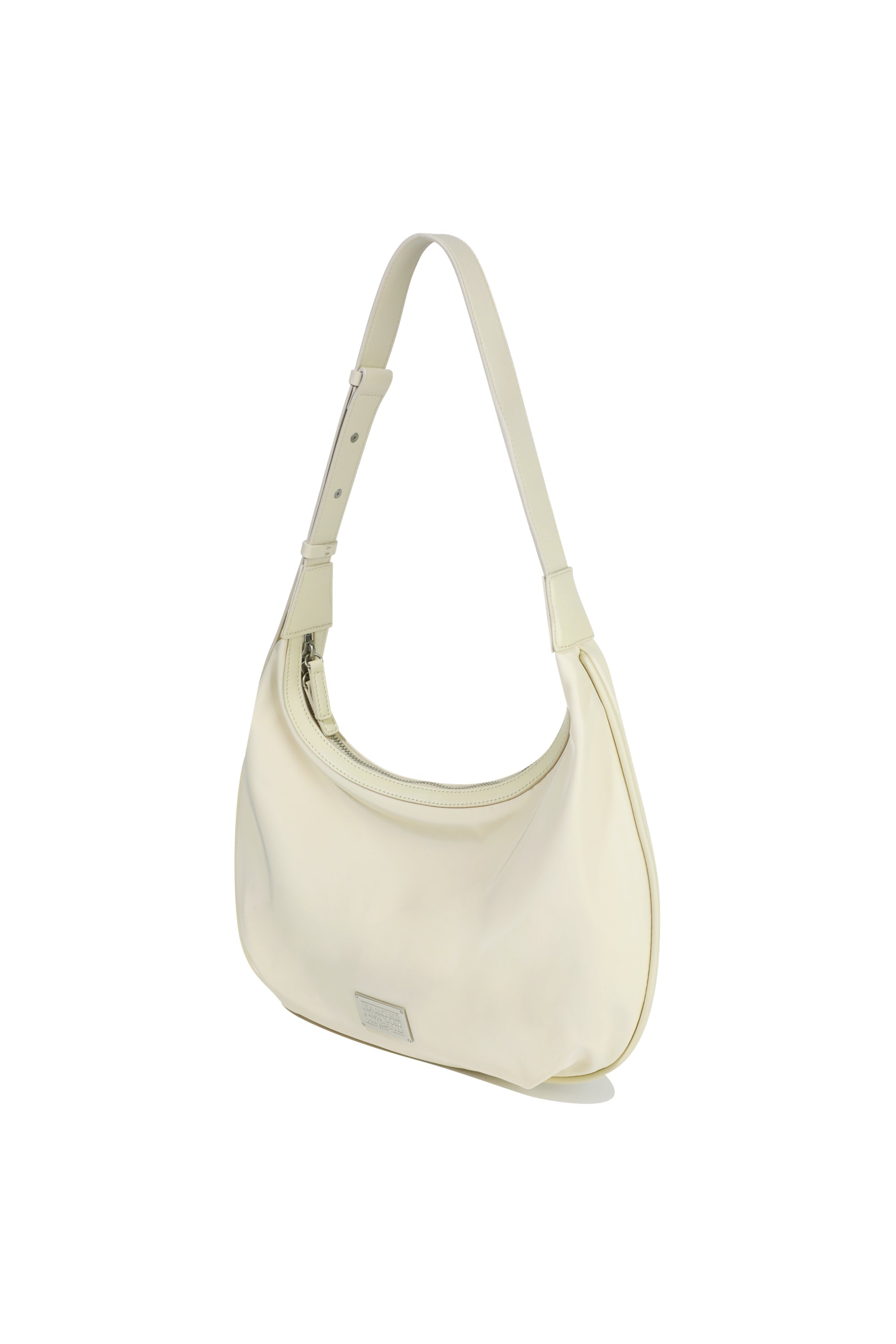 Classic Logo Roun Shoulder Bag Light Beige
