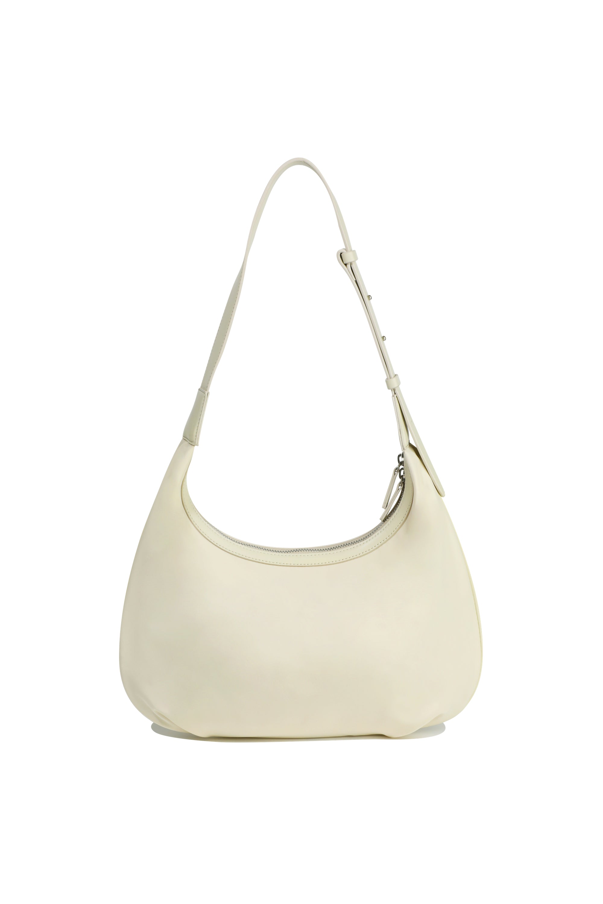 Classic Logo Roun Shoulder Bag Light Beige