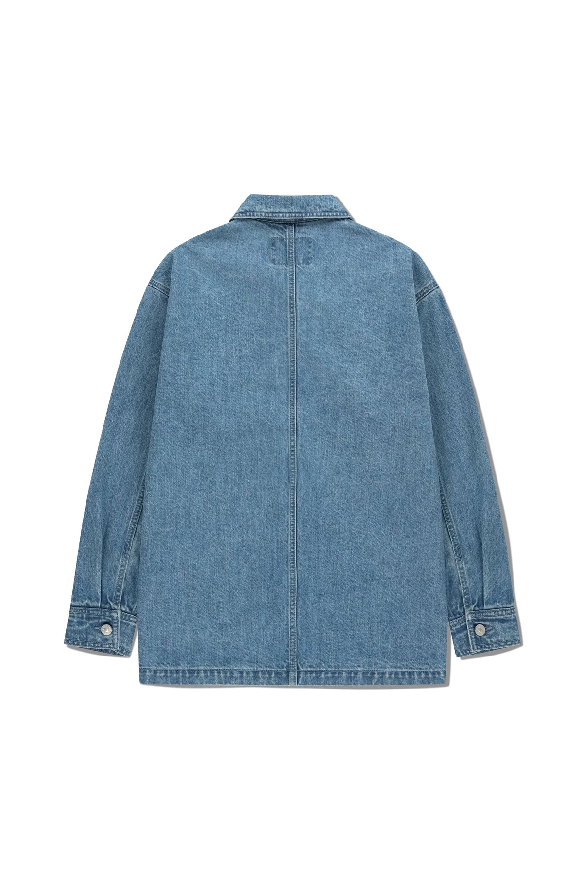 W French Denim Work Jacket Light Blue