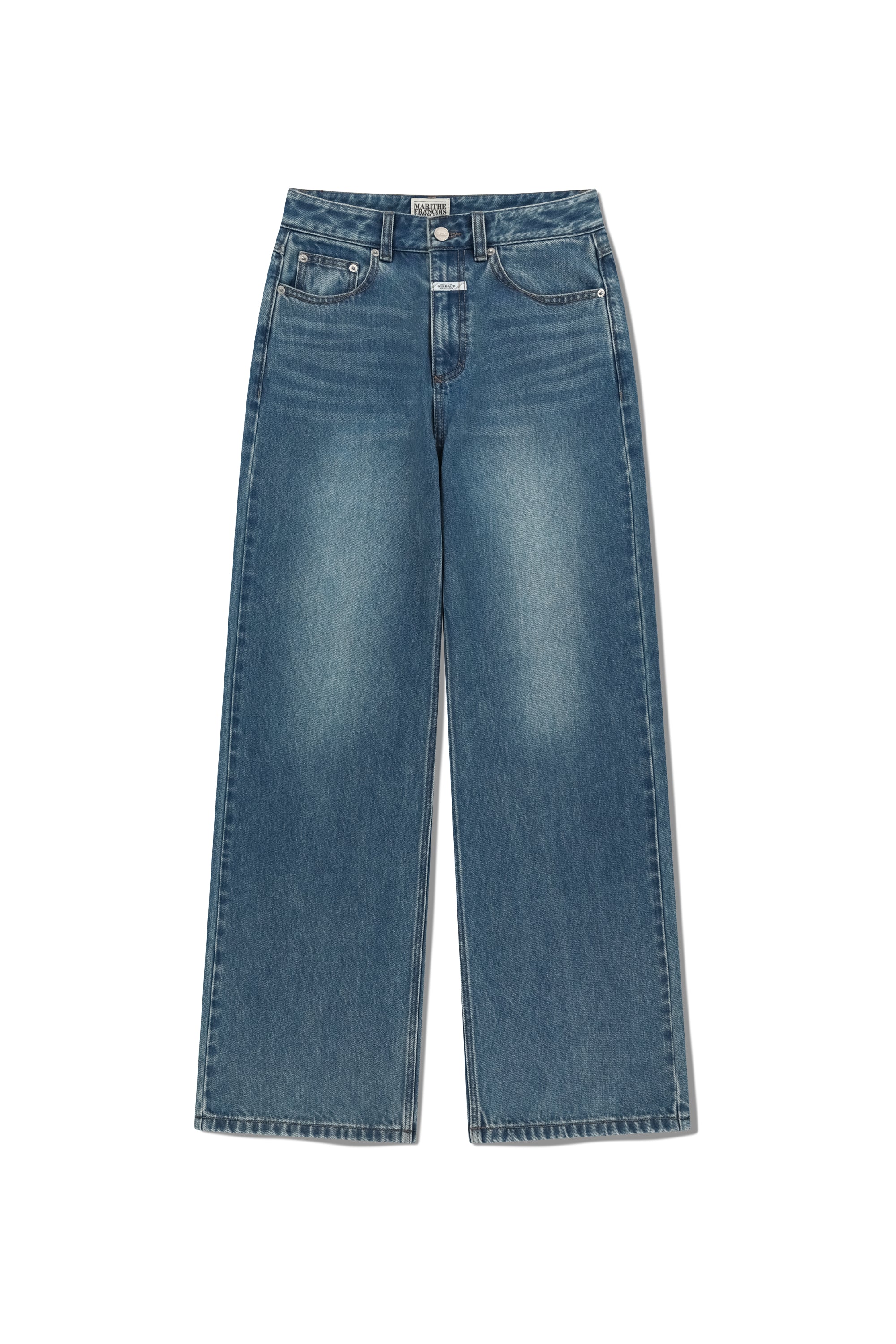 W Wide Denim Pants Blue