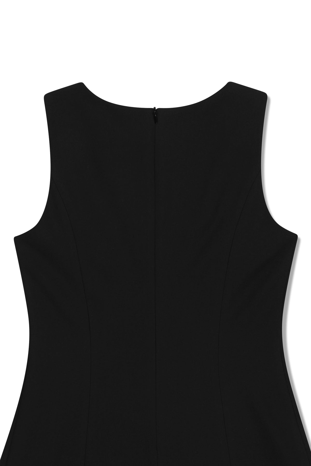 W Sleeveless Long Dress Black