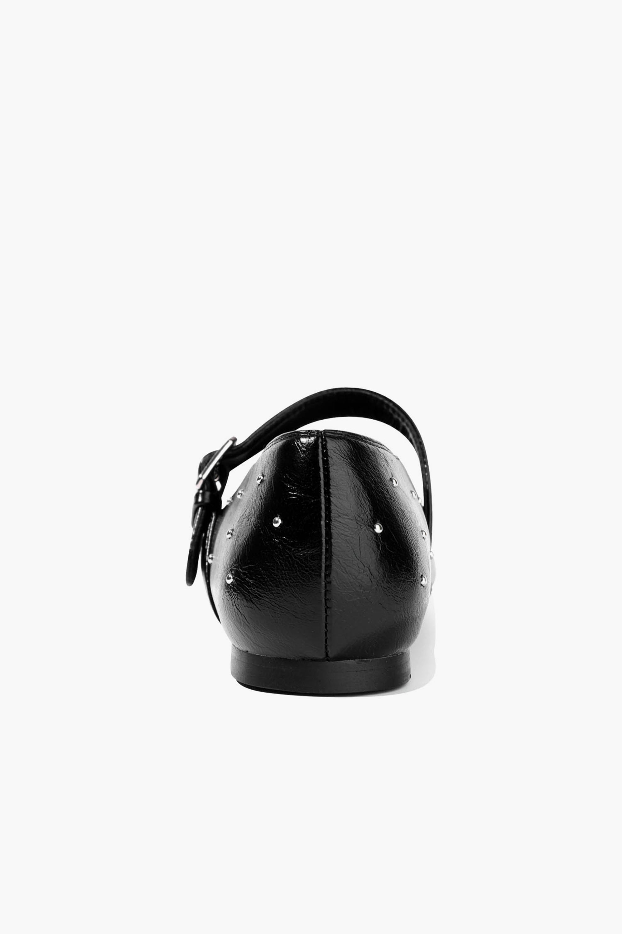 W Mini Ball Stud Maryjane Black