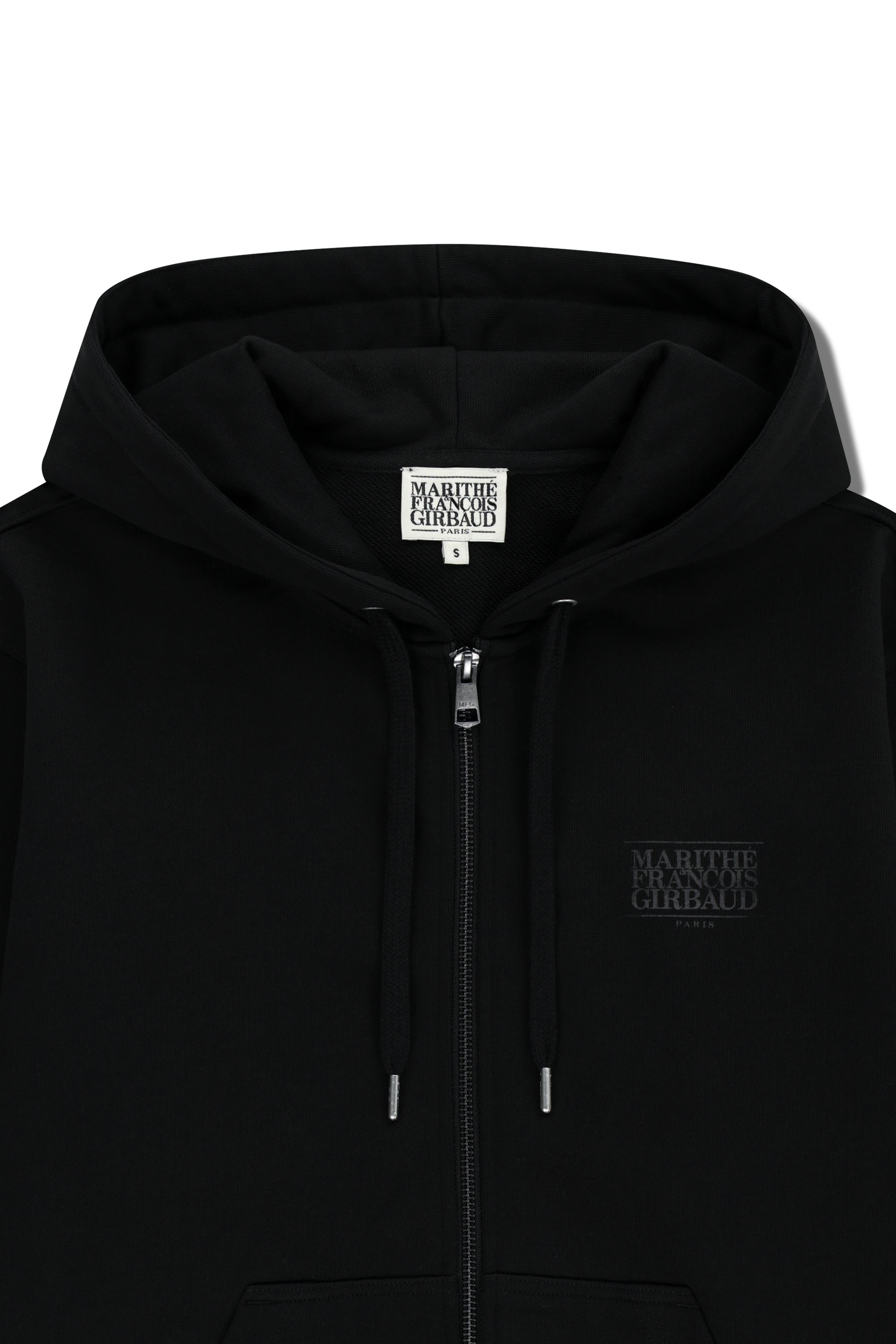 Classic Logo Hoodie Zipup Black