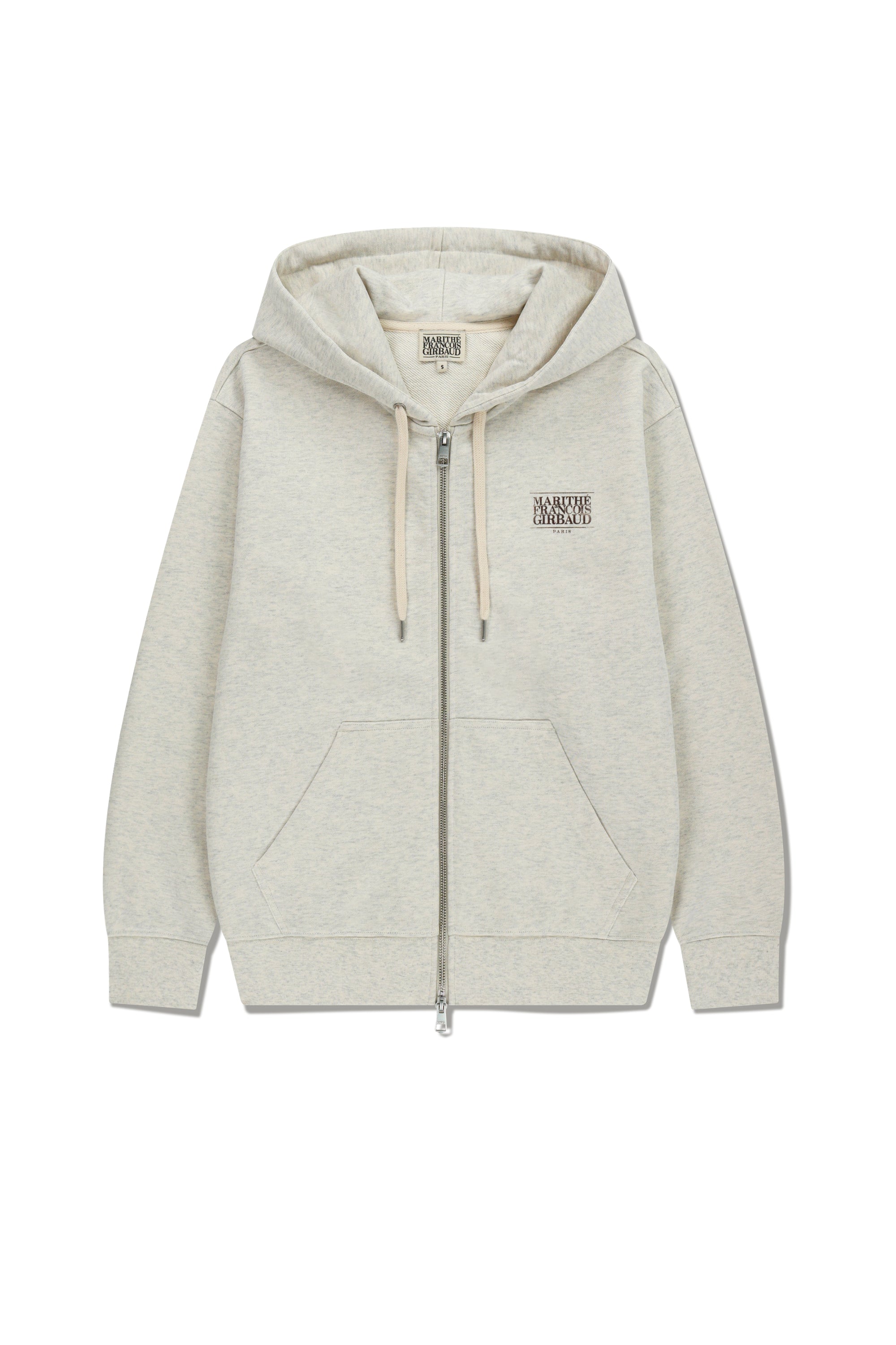 Classic Logo Hoodie Zipup Oatmeal