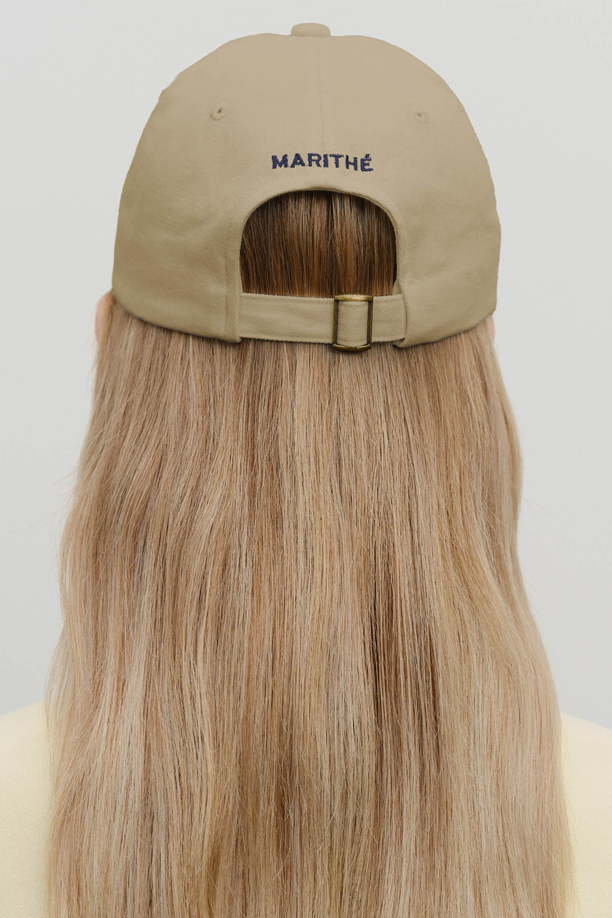 Doodle Bear Cap Dark Beige