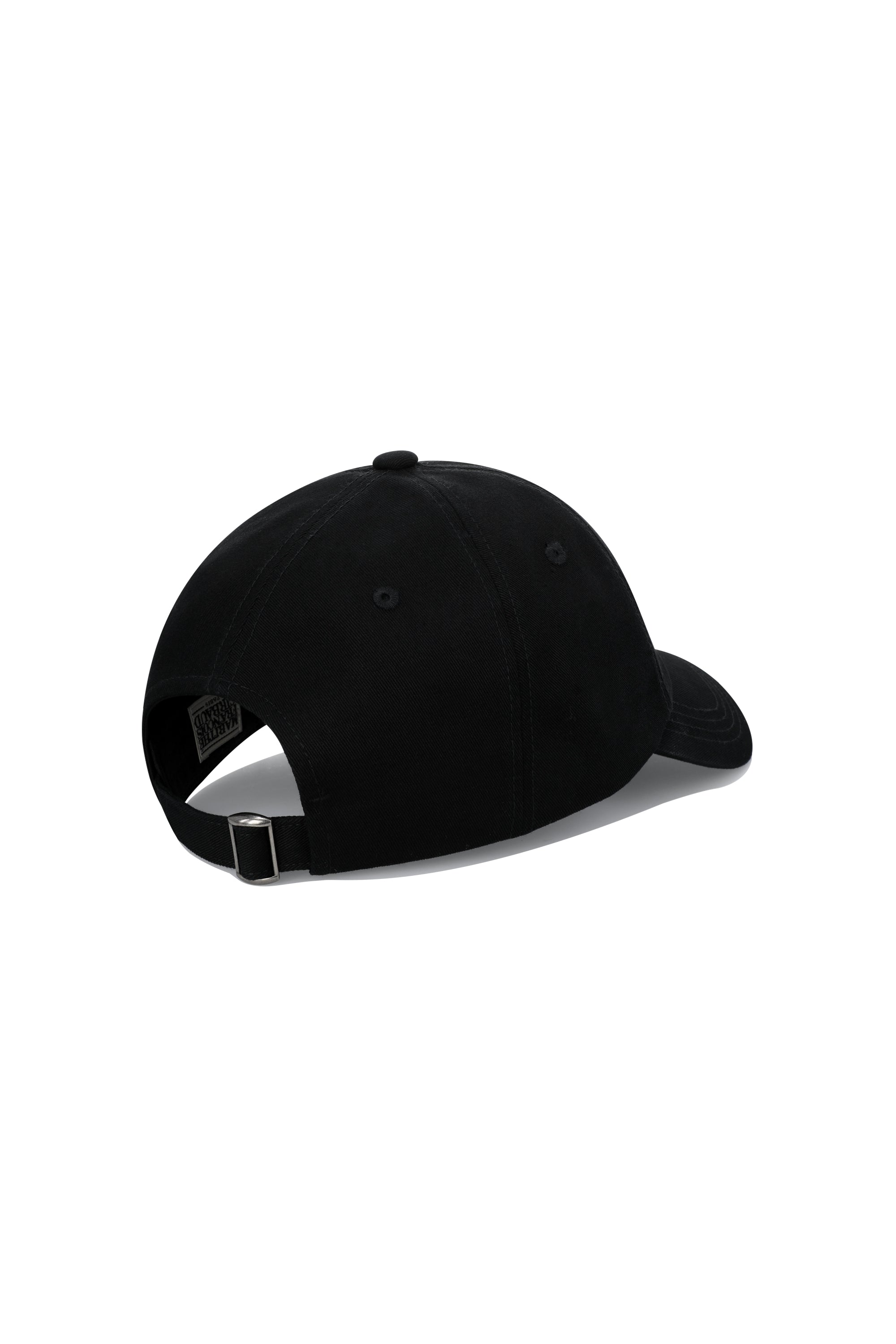 Lettering Logo Ball Cap Black