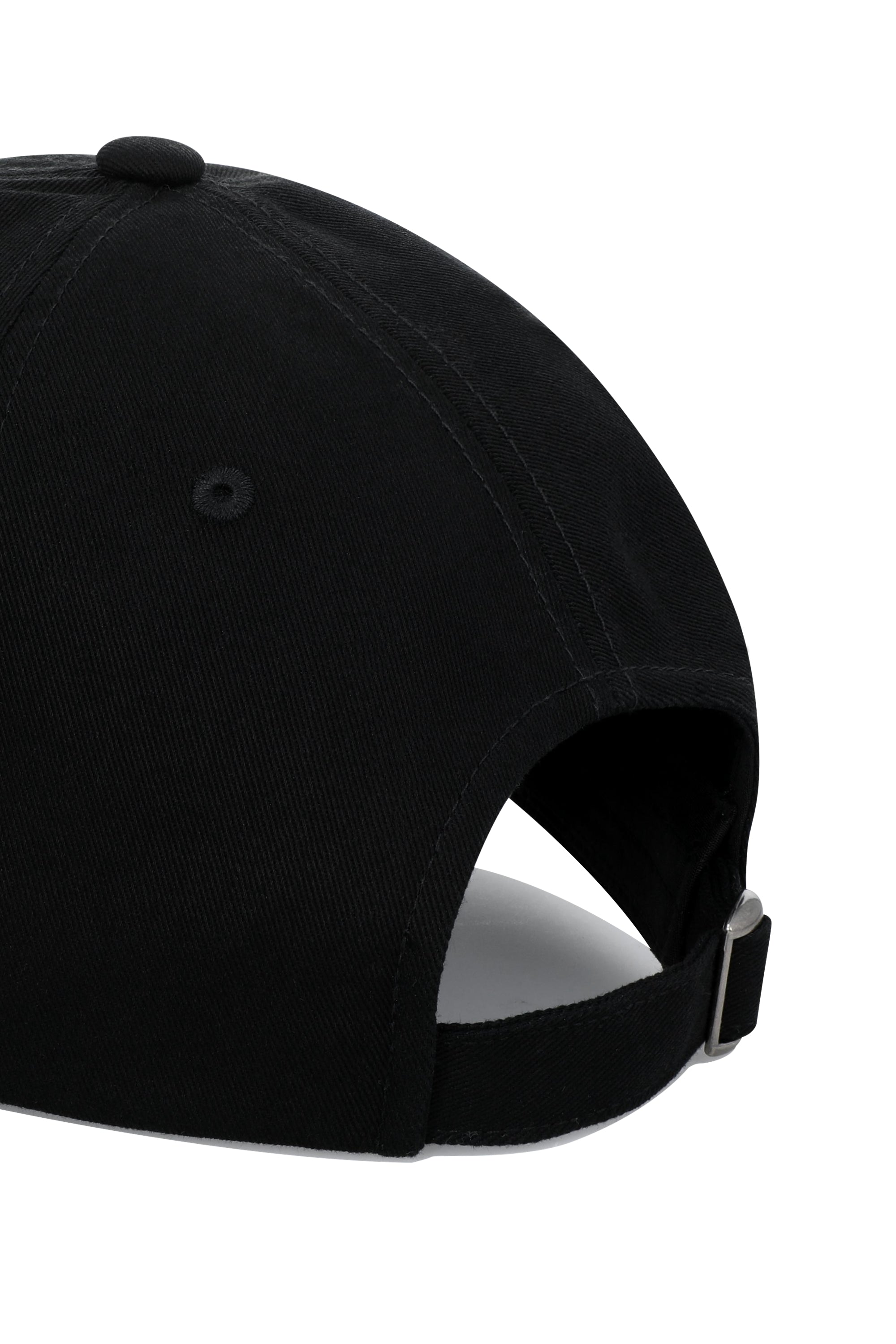 Lettering Logo Ball Cap Black