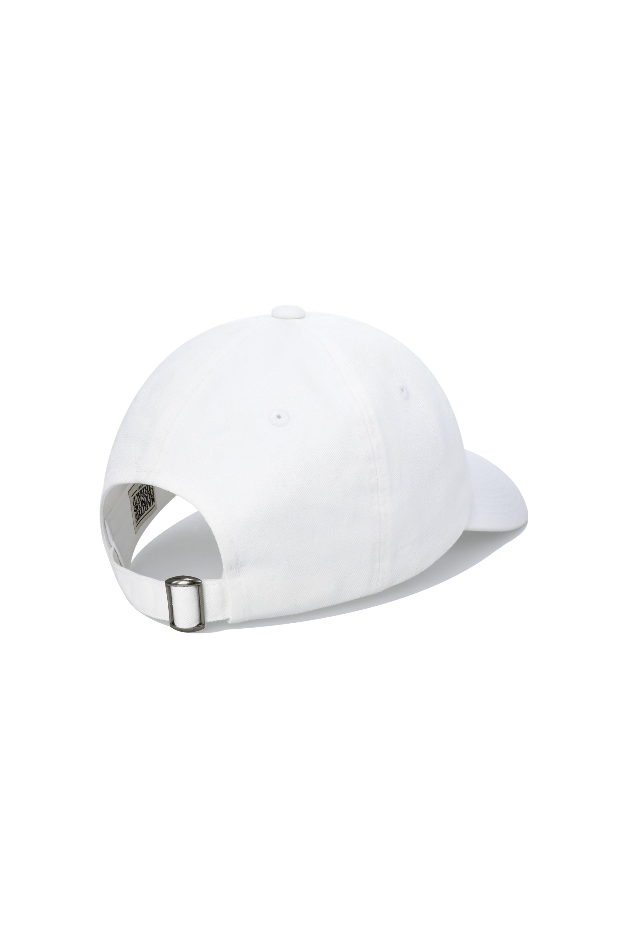 Lettering Logo Ball Cap White