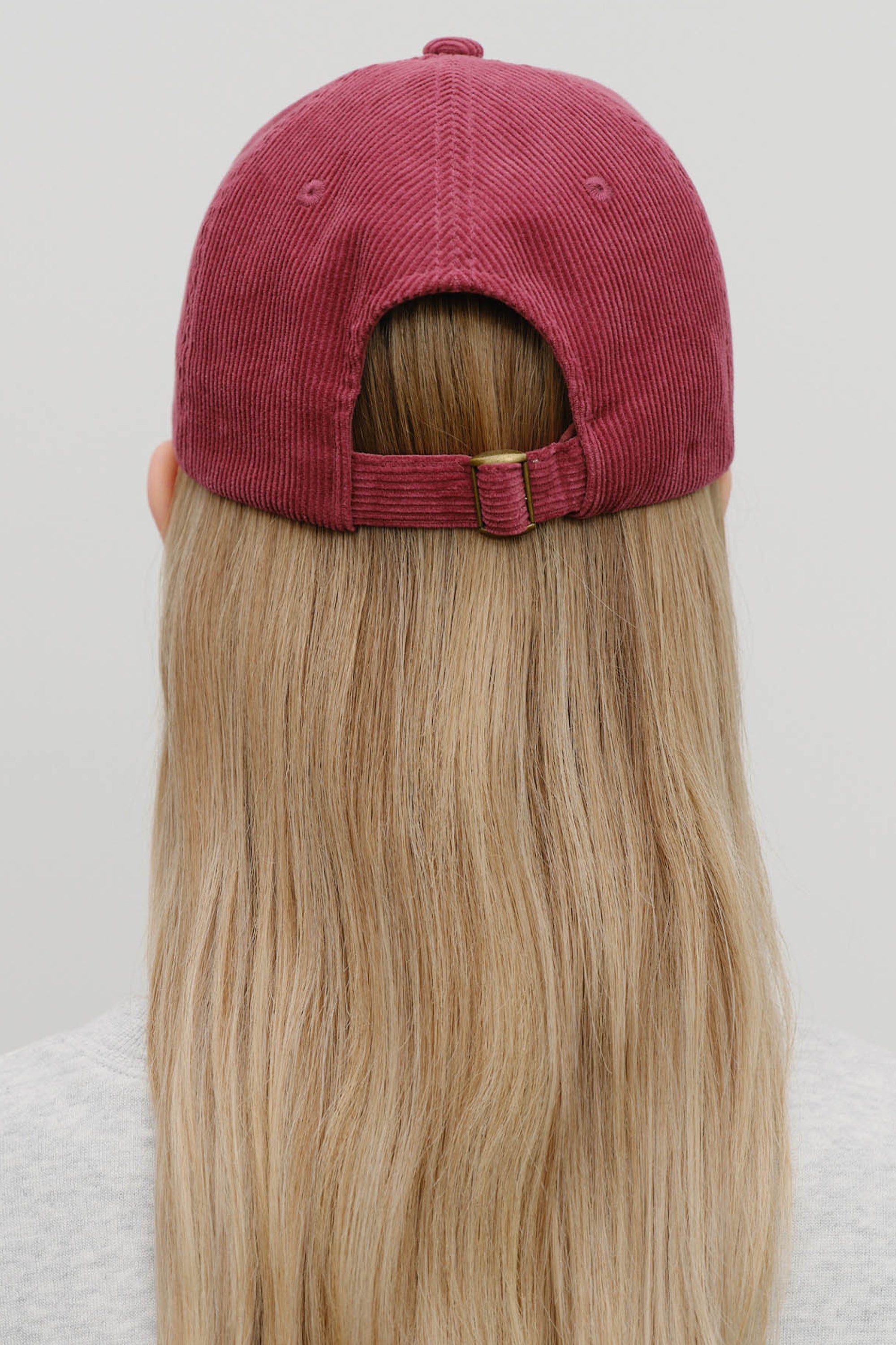 Corduroy Classic Logo Cap Burgundy