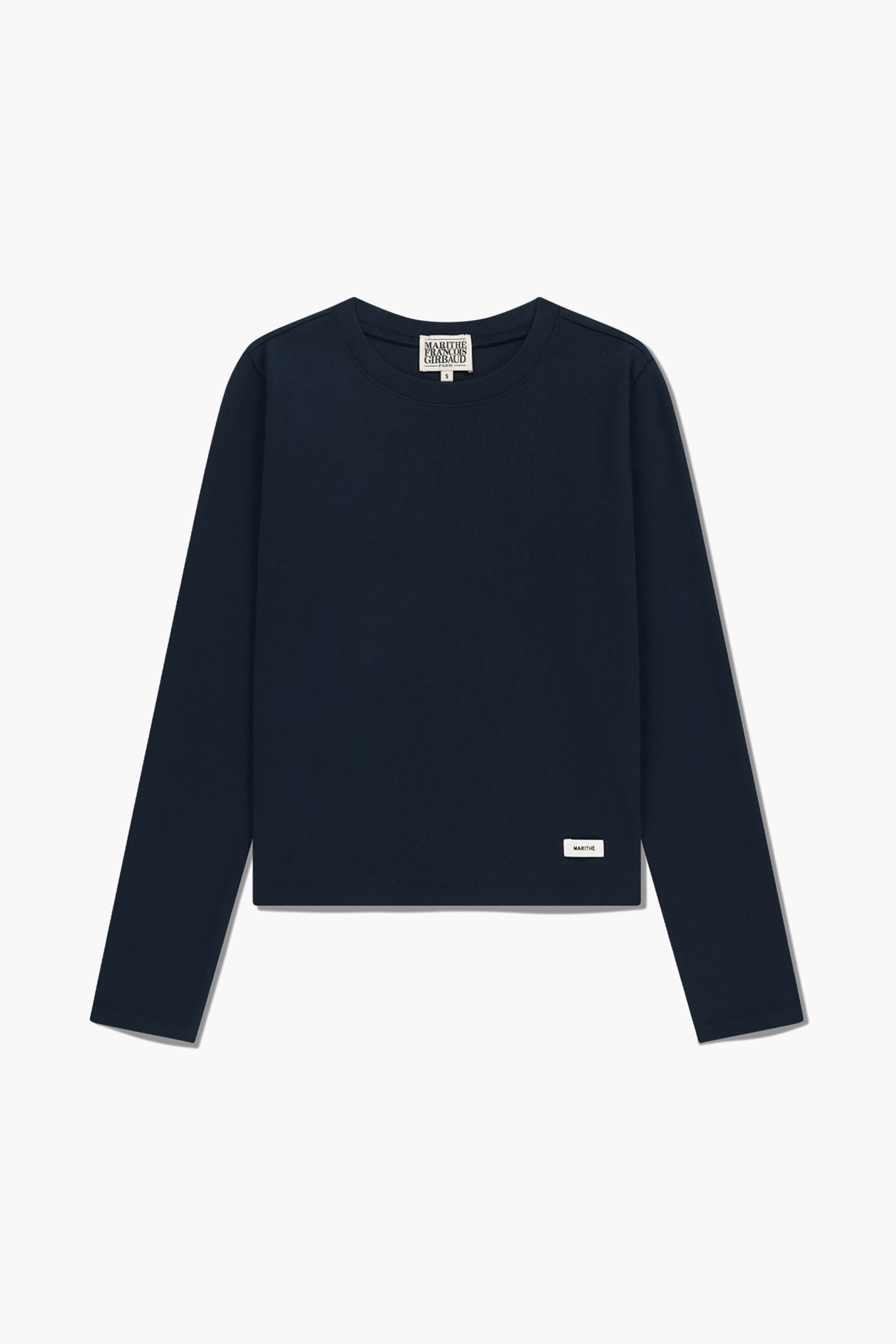 W Basic Long Sleeve  Navy