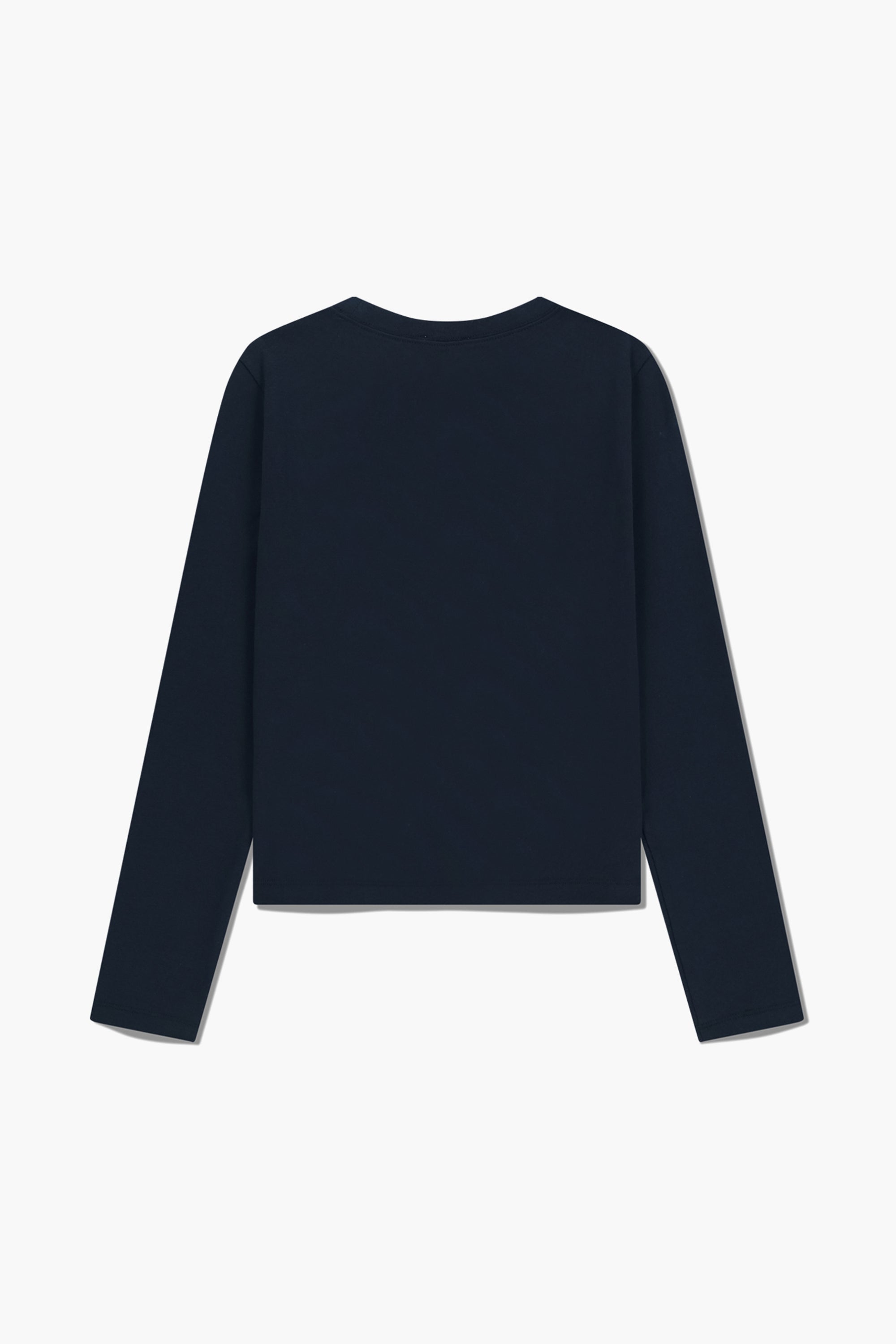 W Basic Long Sleeve  Navy