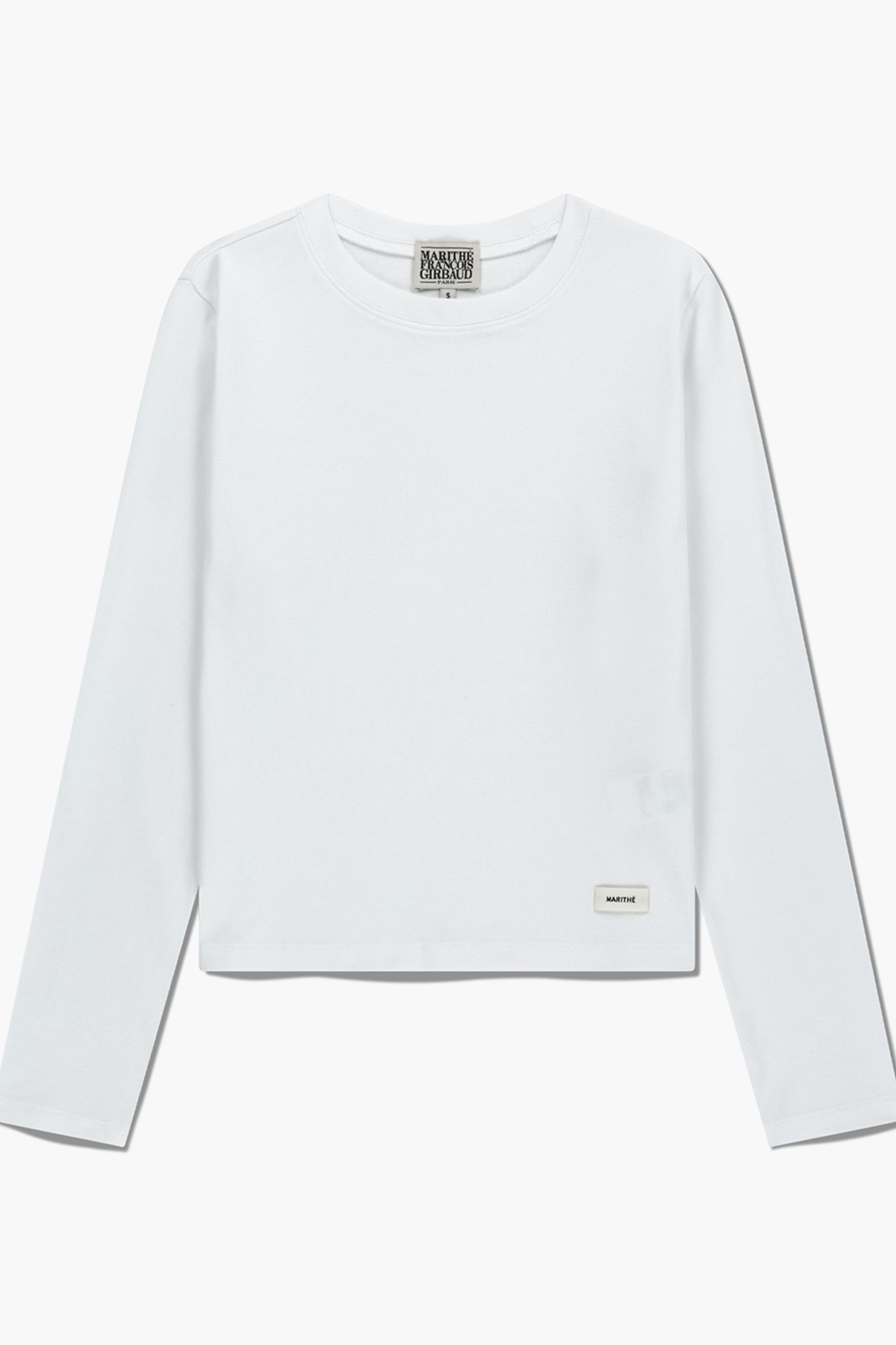 W Basic Long Sleeve  White