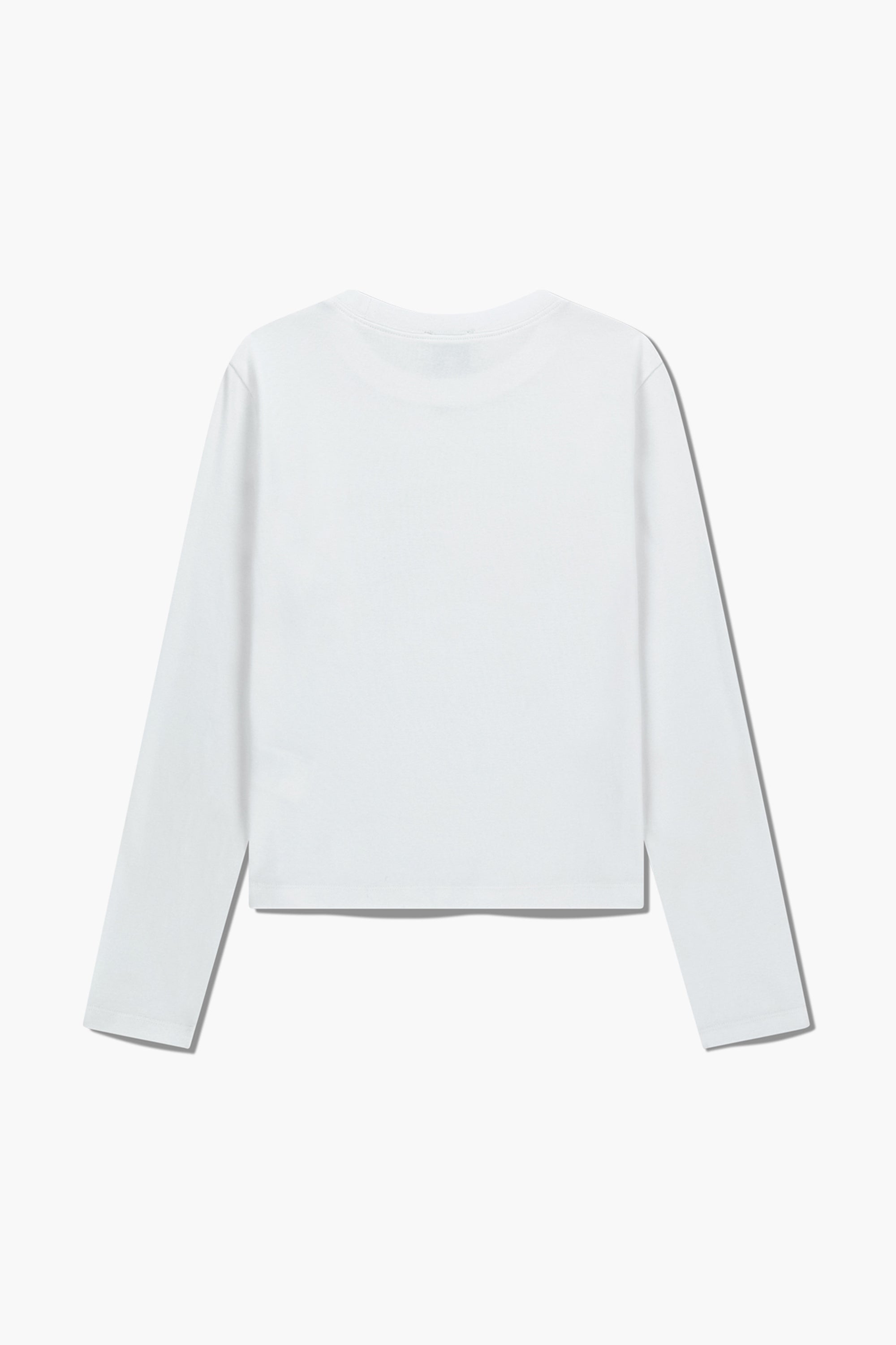 W Basic Long Sleeve  White