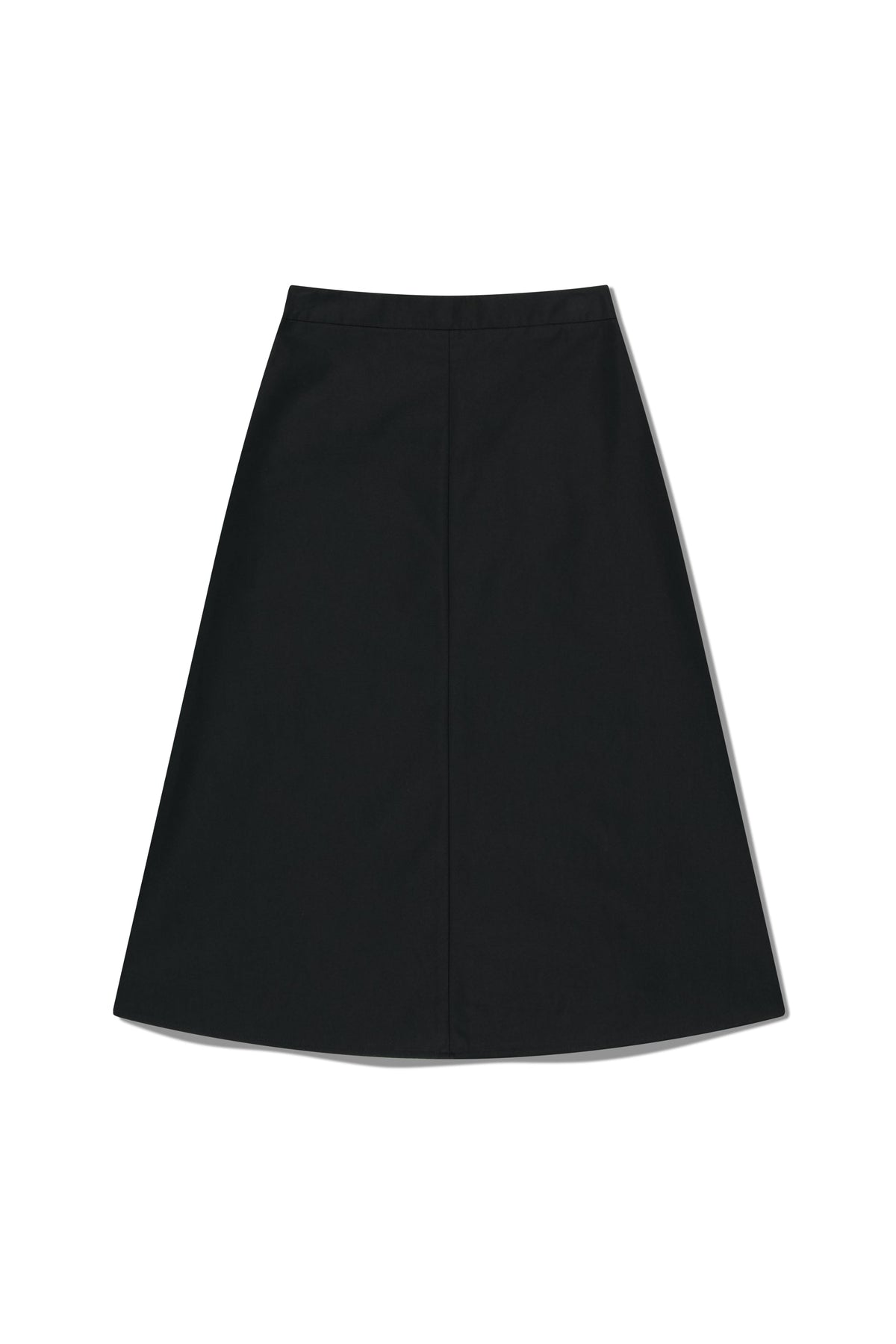 W Semi Flare Skirt Black