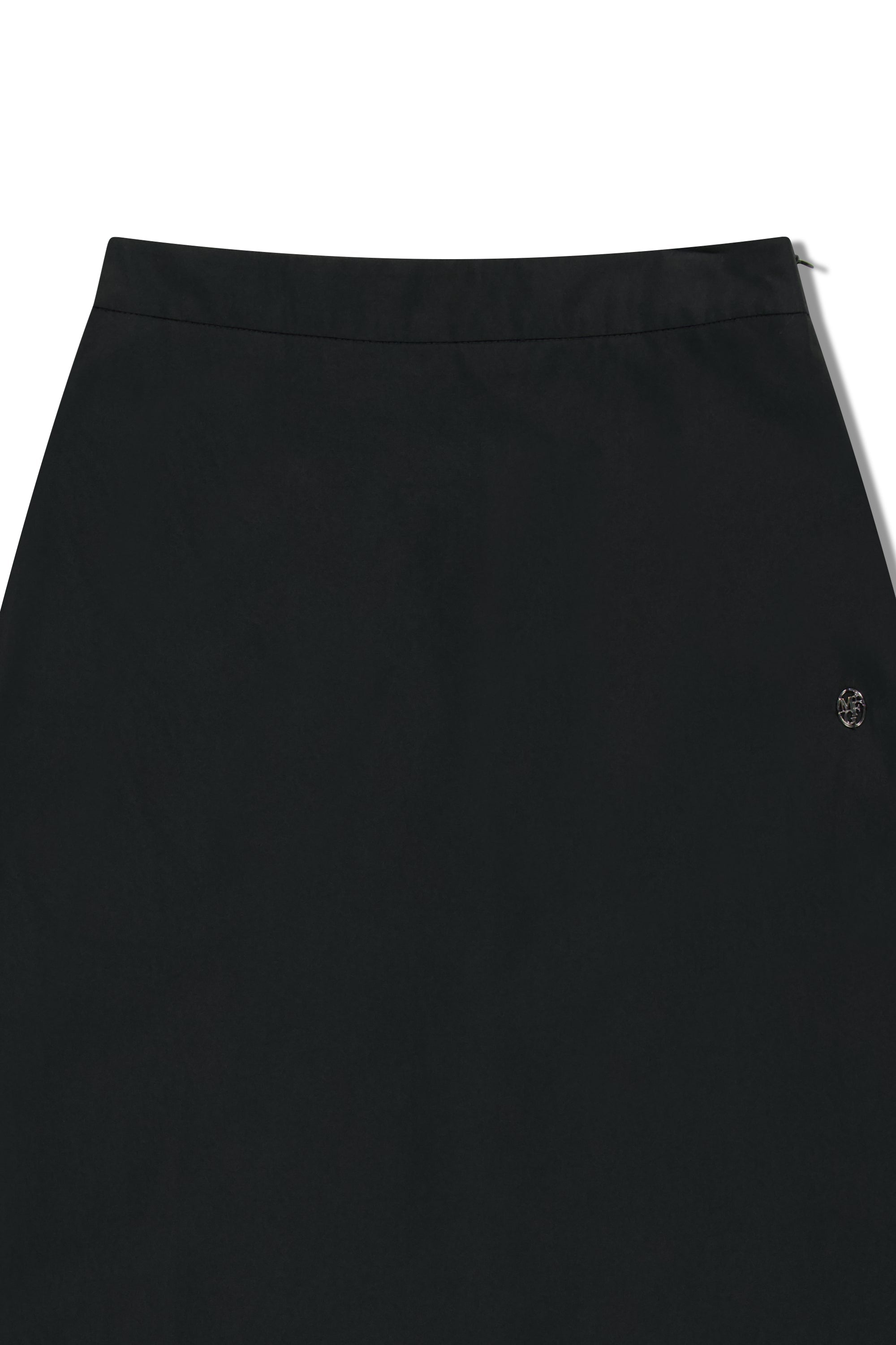 W Semi Flare Skirt Black