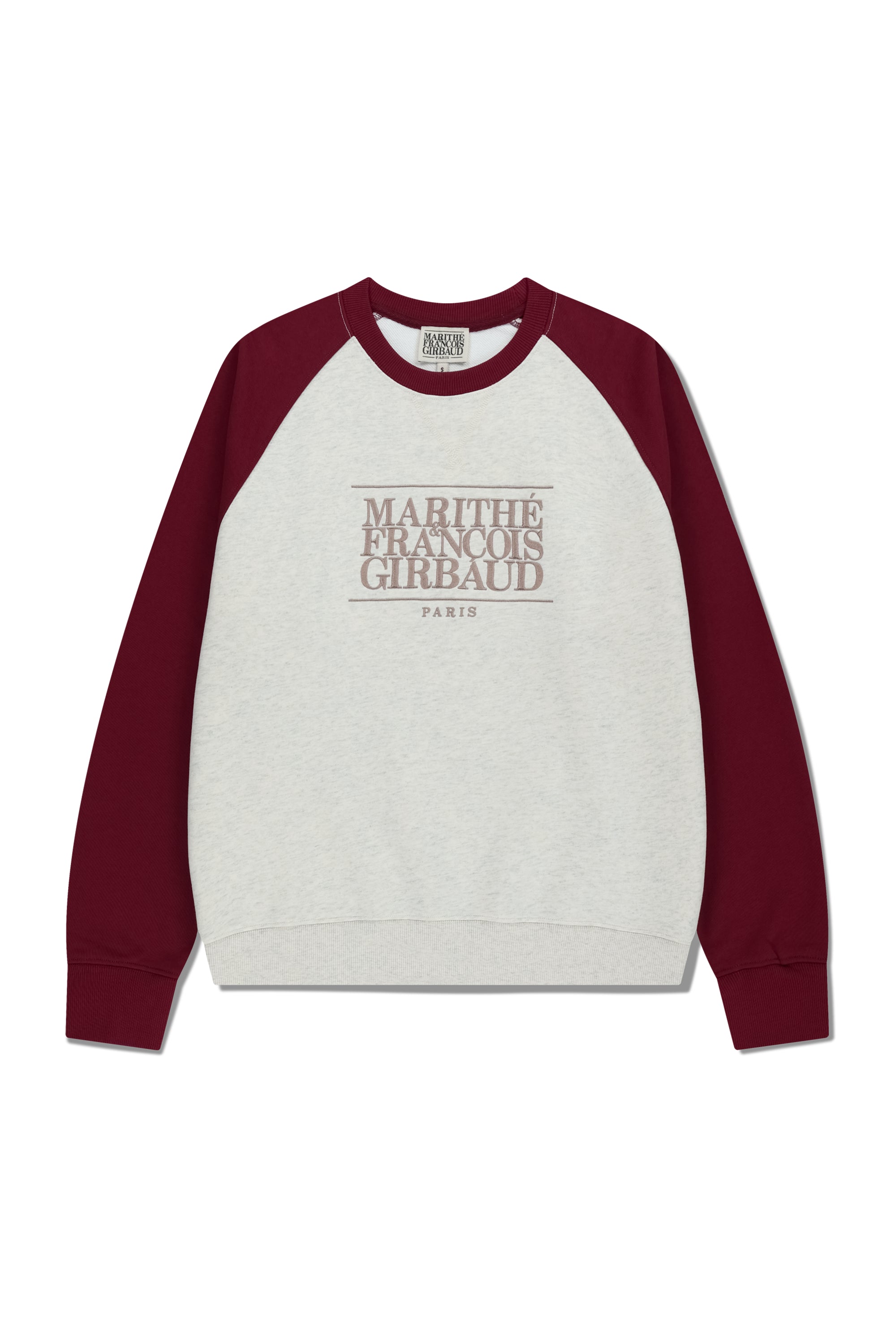 Cl Color Bl Raglan Sweatshirt Burgundy