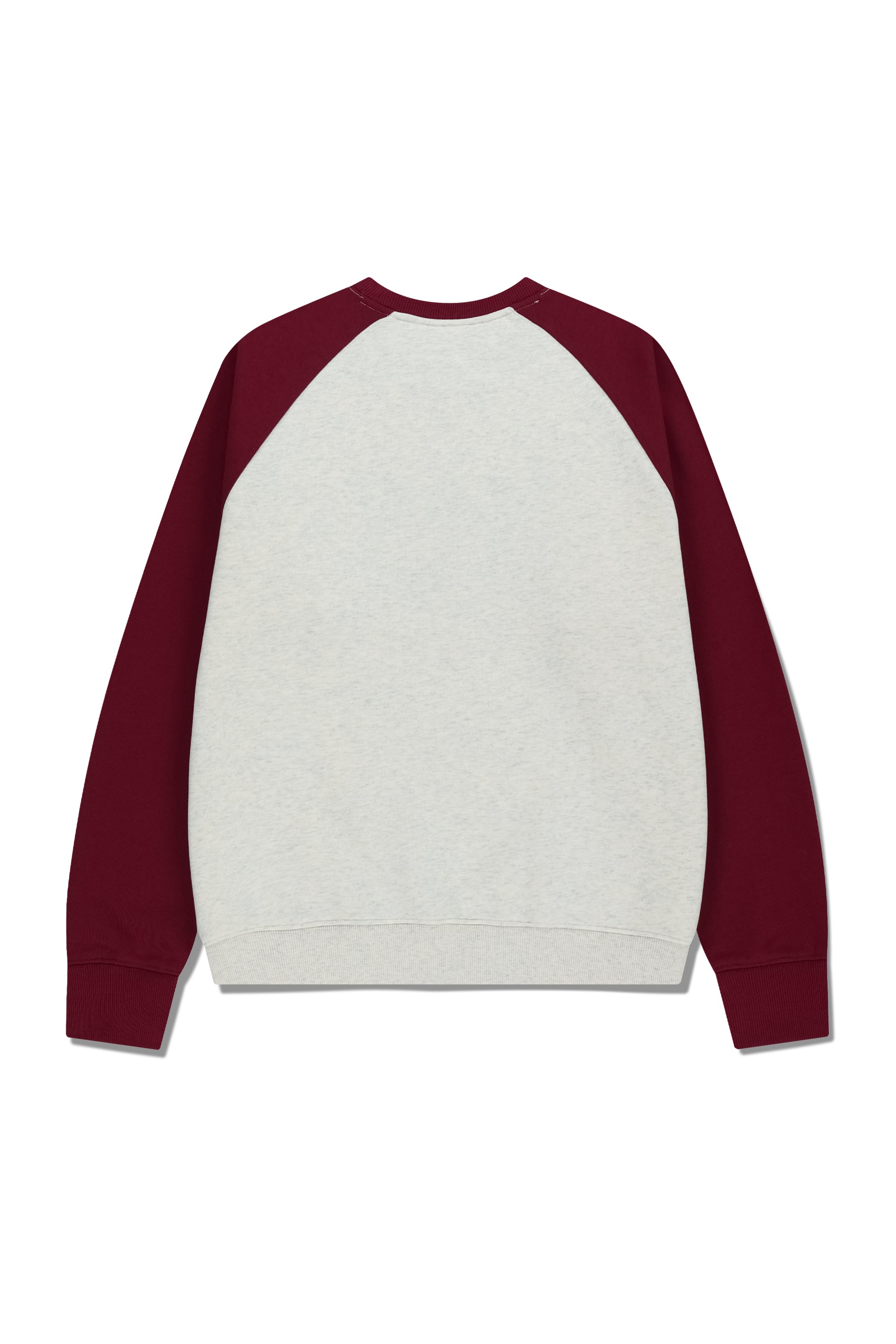 Cl Color Bl Raglan Sweatshirt Burgundy